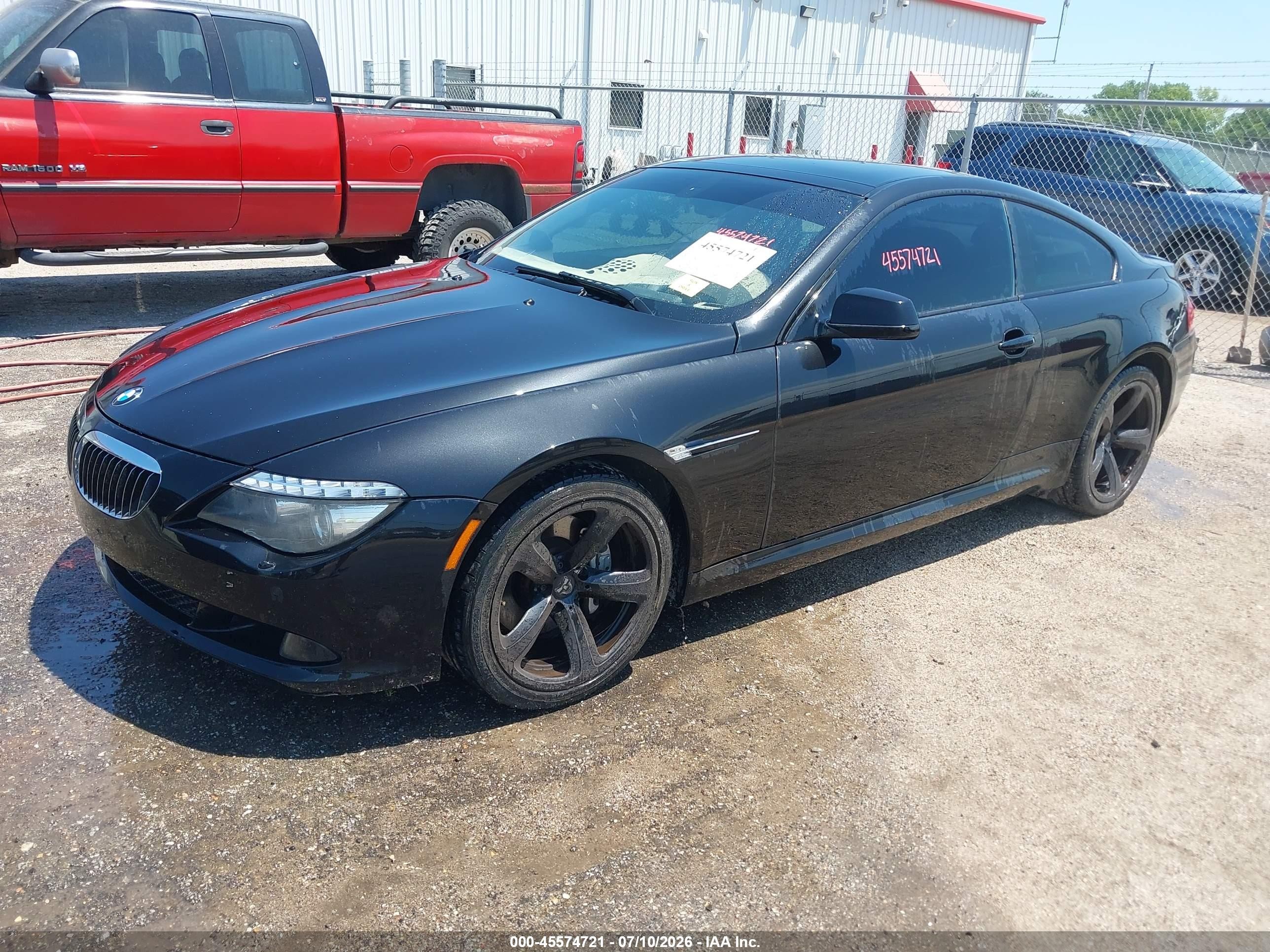 2010 Bmw 650i   Черный vin: WBAEA5C52ACV93610