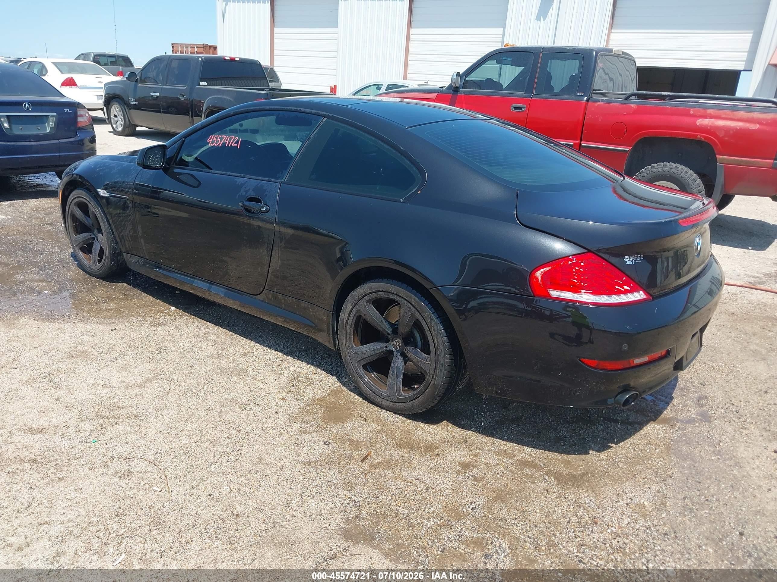 2010 Bmw 650i   Черный vin: WBAEA5C52ACV93610