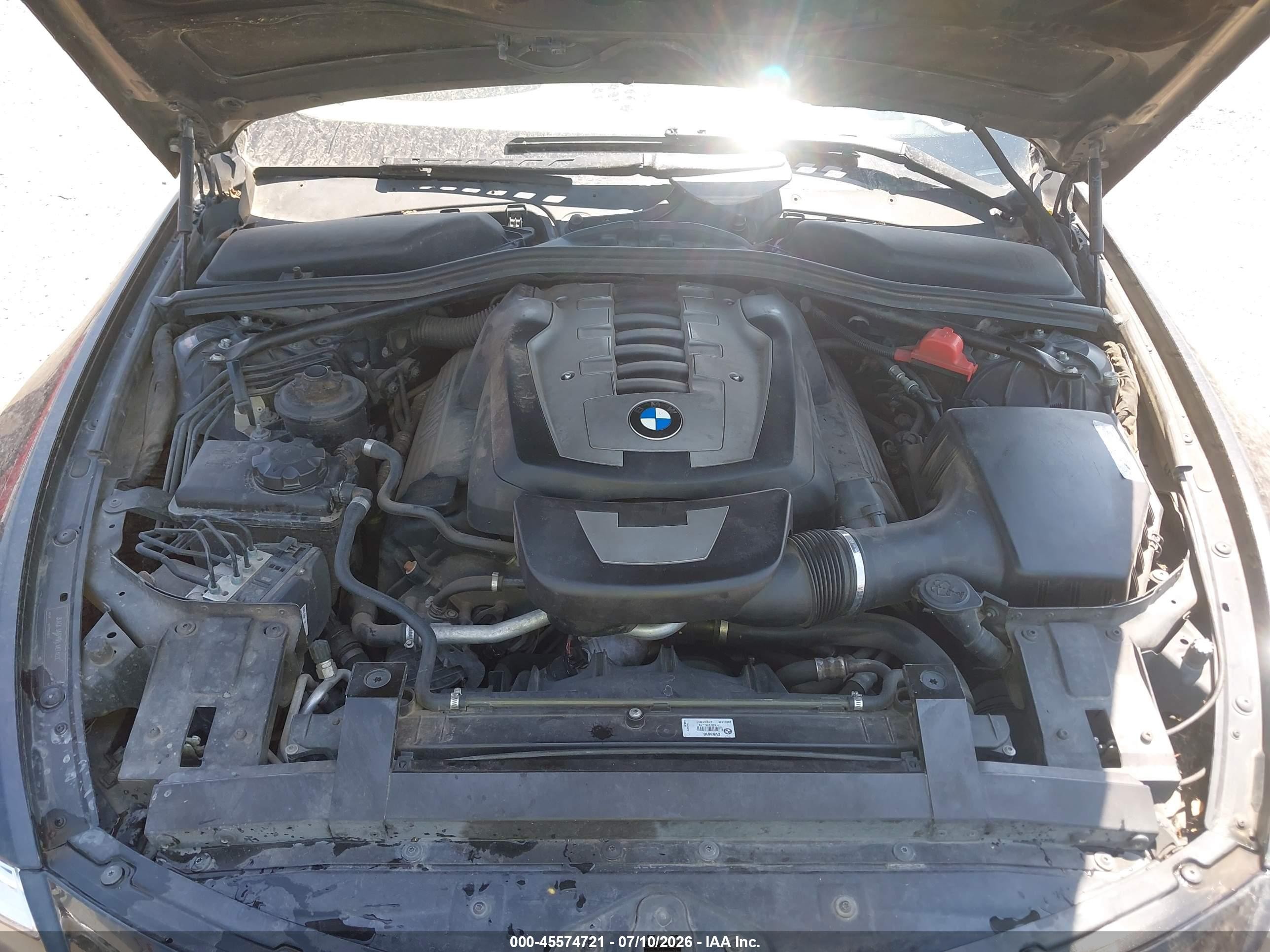 2010 Bmw 650i   Черный vin: WBAEA5C52ACV93610