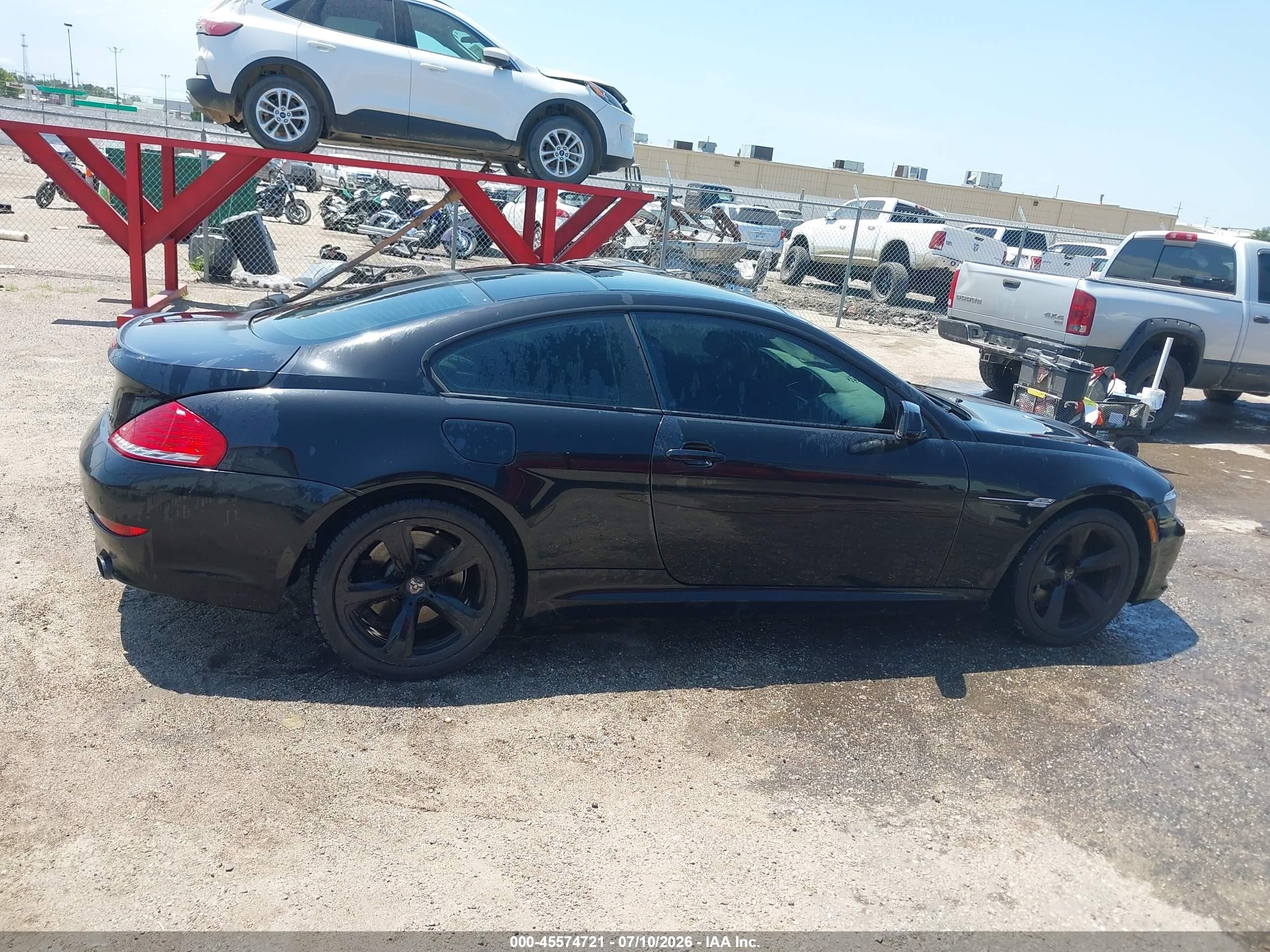 2010 Bmw 650i   Черный vin: WBAEA5C52ACV93610