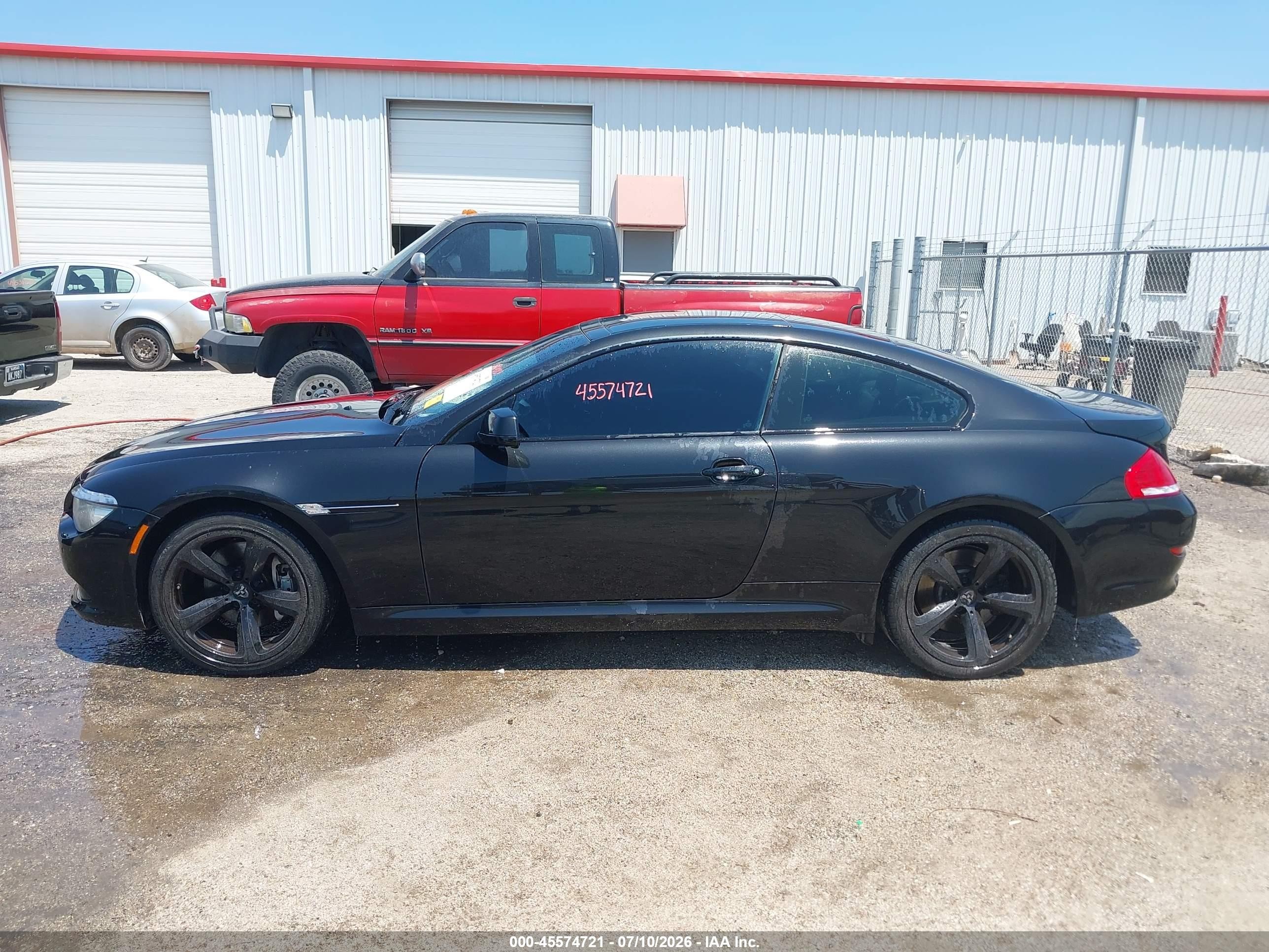2010 Bmw 650i   Черный vin: WBAEA5C52ACV93610