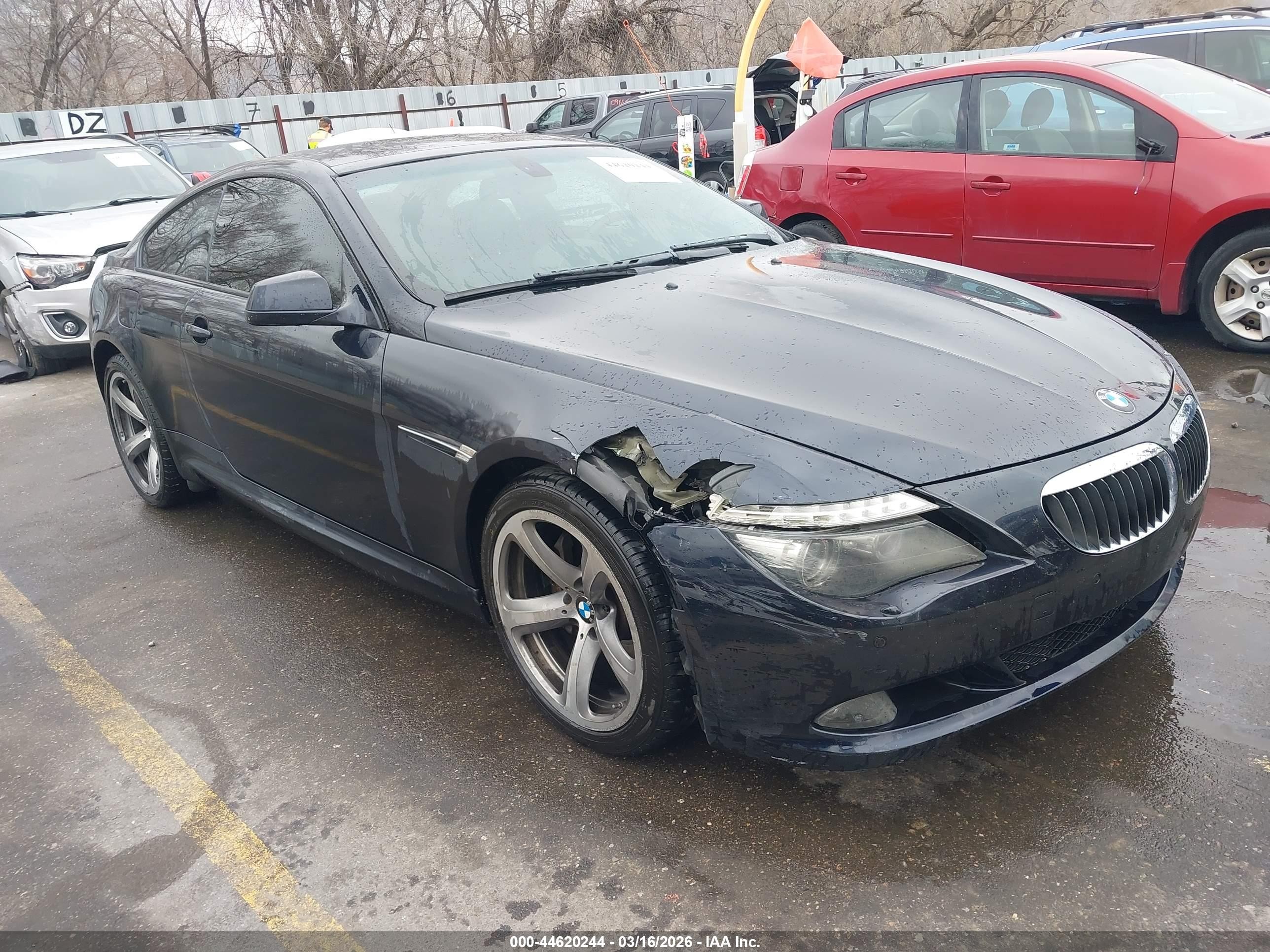 2010 Bmw 650i   Черный vin: WBAEA5C55ACV93679