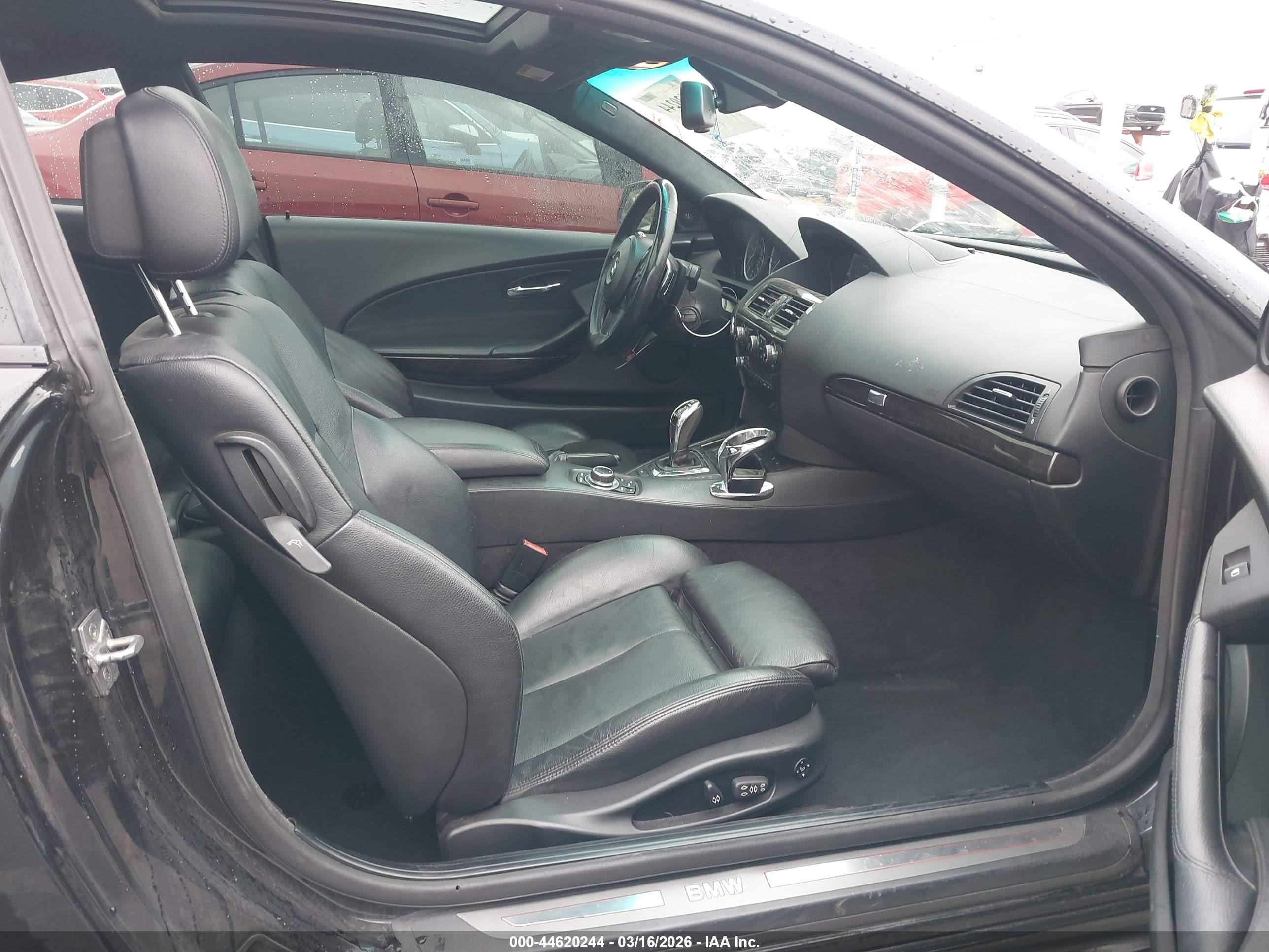 2010 Bmw 650i   Black vin: WBAEA5C55ACV93679