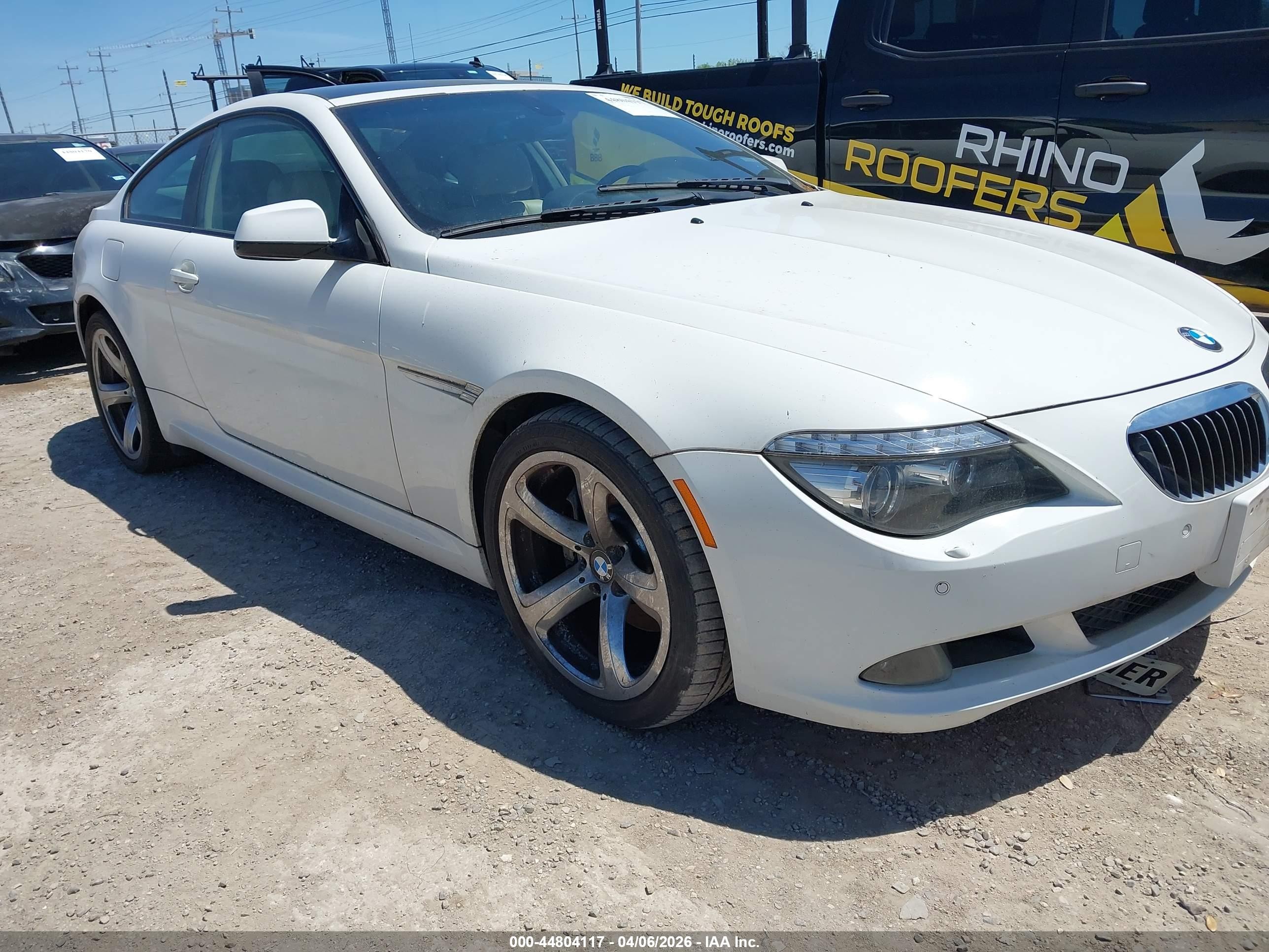 2010 Bmw 650i   White vin: WBAEA5C57ACV93005