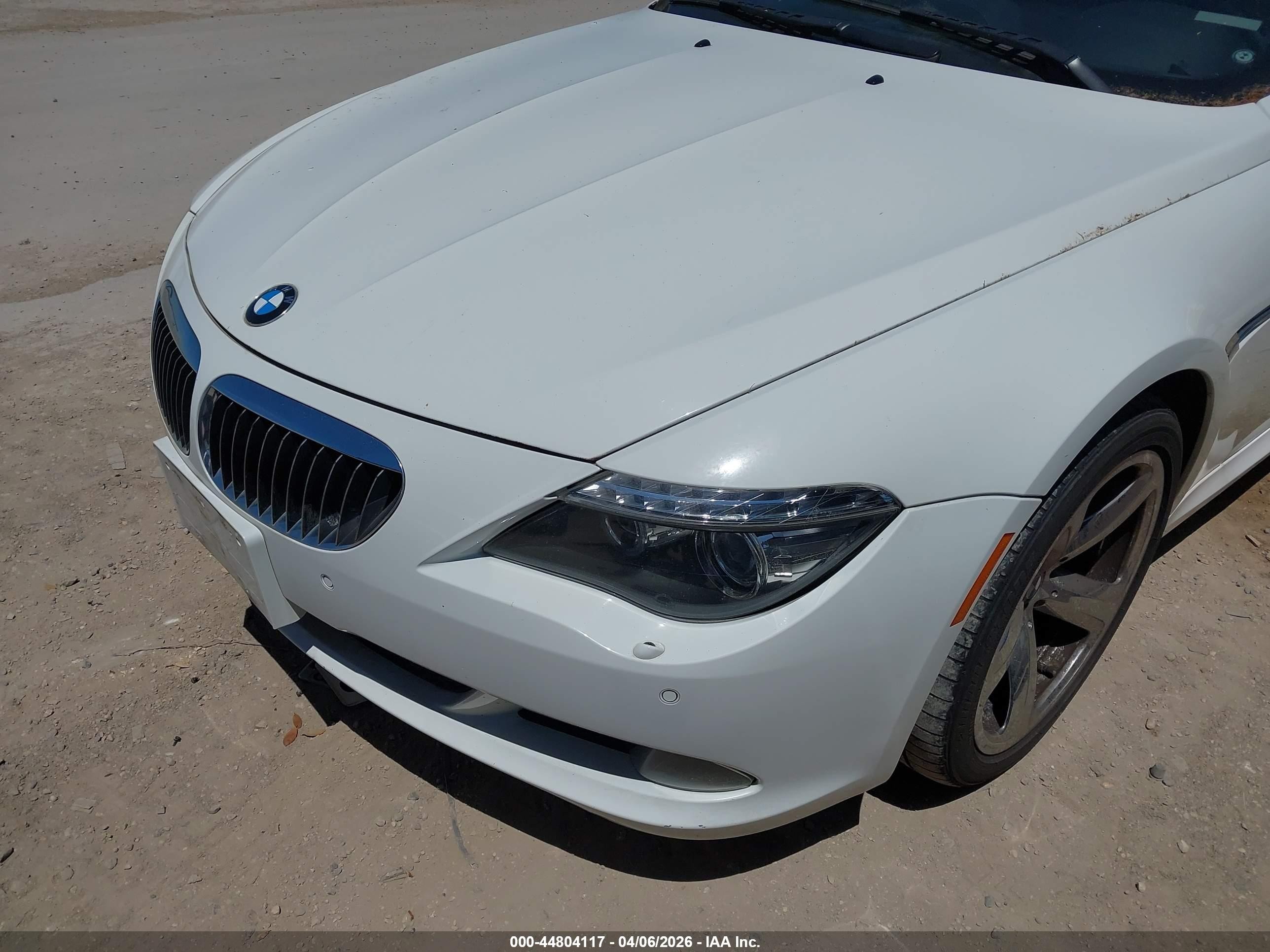 2010 Bmw 650i   White vin: WBAEA5C57ACV93005