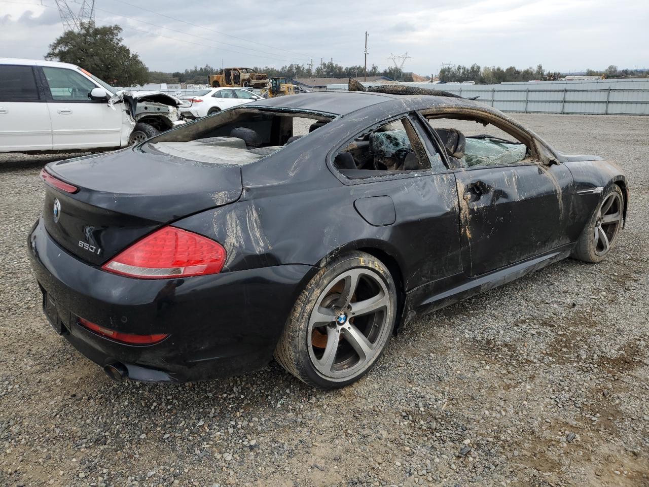 2010 Bmw 650 I Black vin: WBAEA5C58ACV92932
