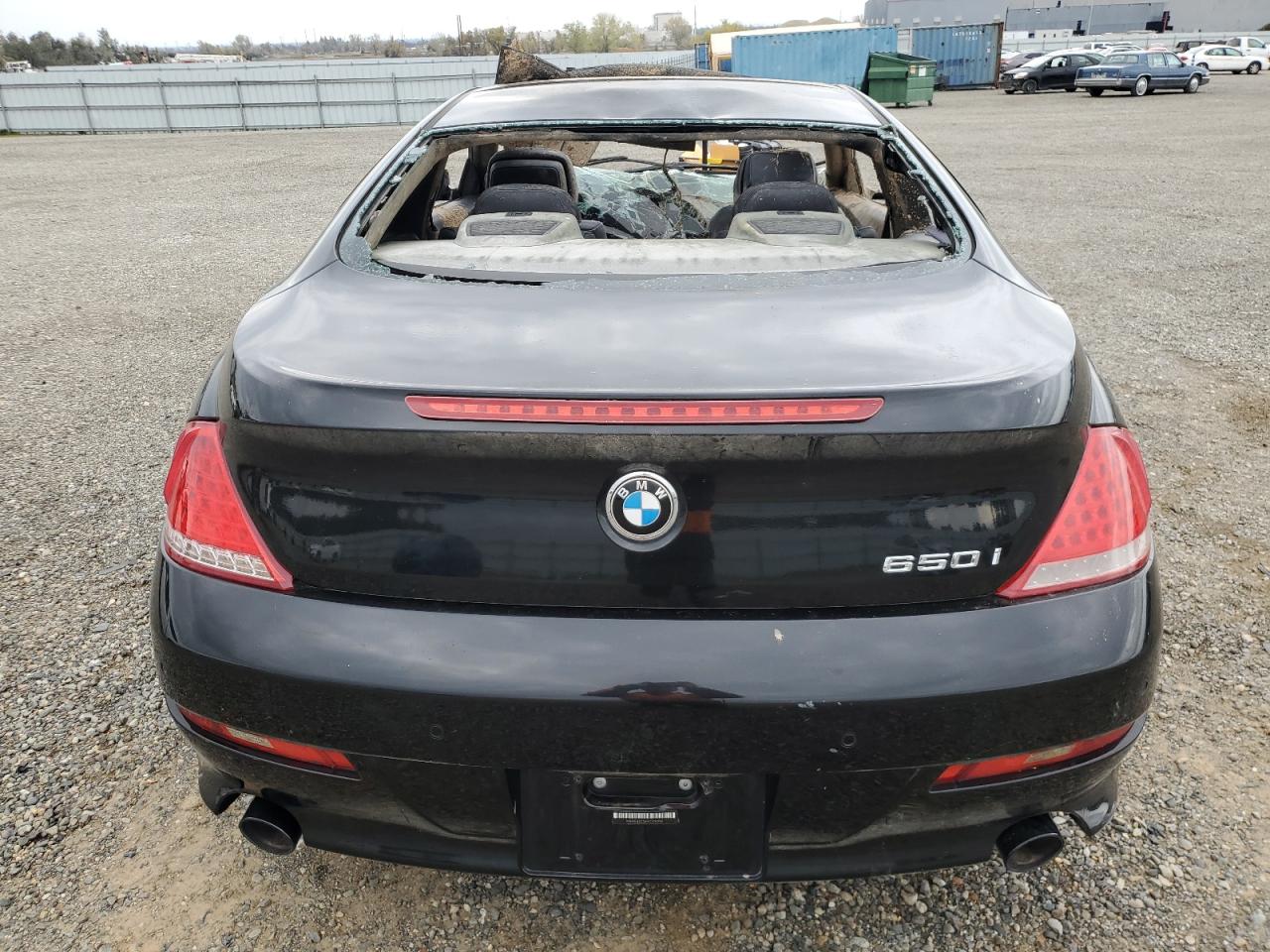 2010 Bmw 650 I Black vin: WBAEA5C58ACV92932