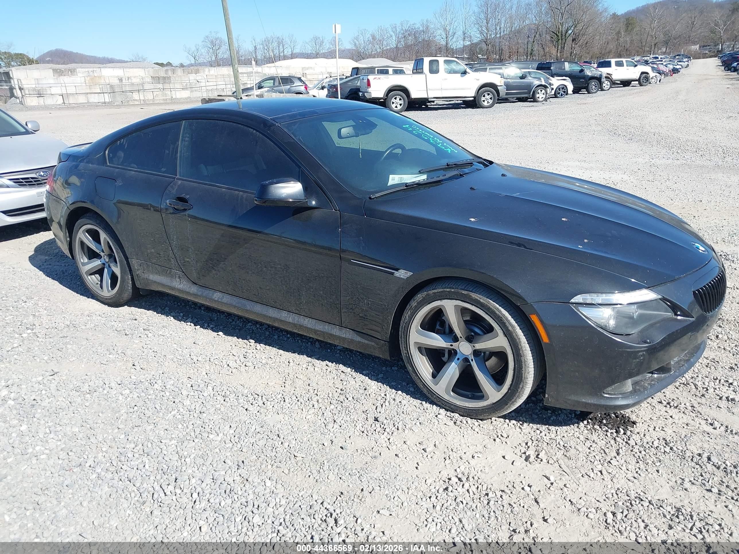 2010 Bmw 650i   Black vin: WBAEA5C59ACV93524