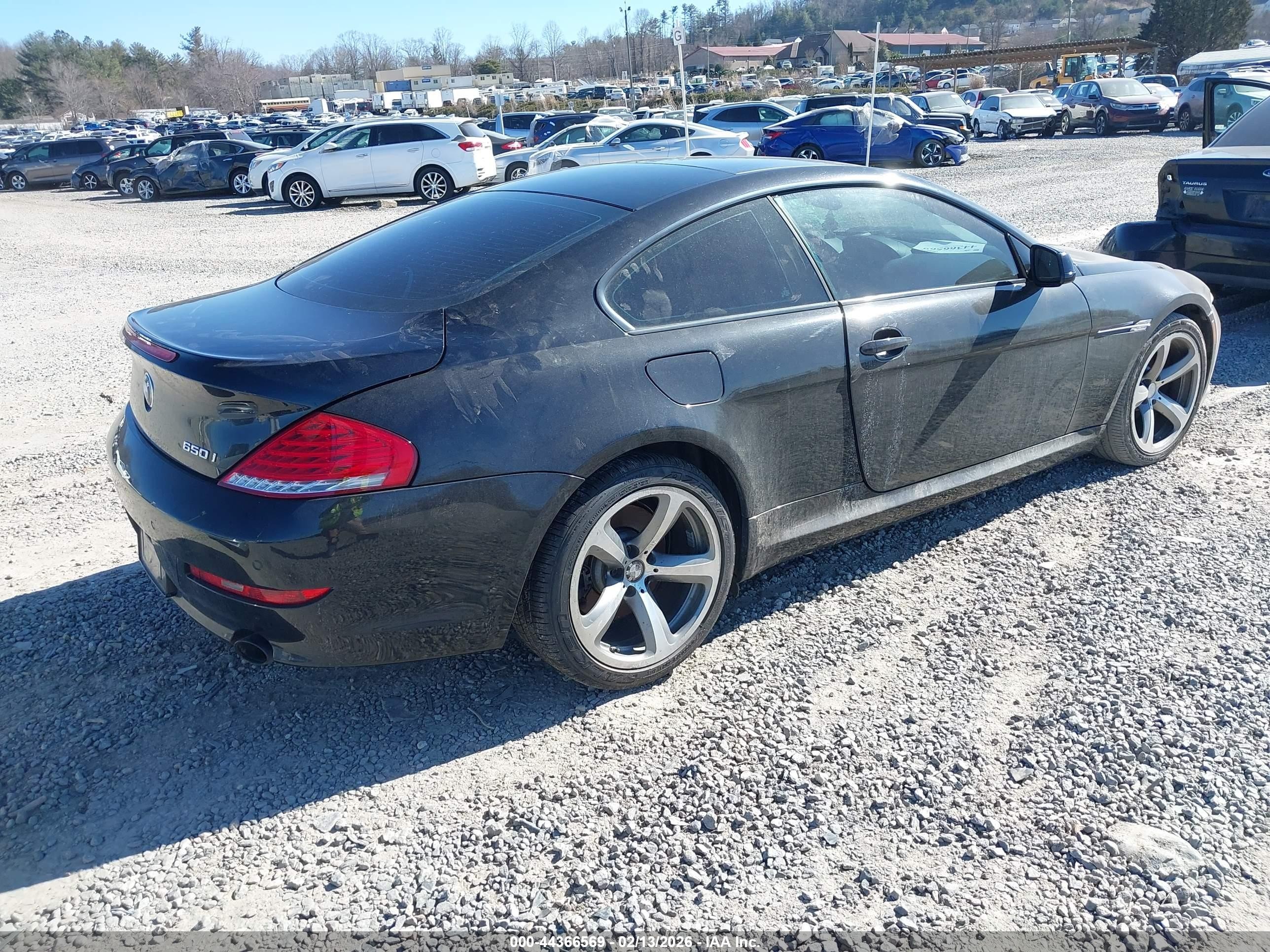 2010 Bmw 650i   Black vin: WBAEA5C59ACV93524