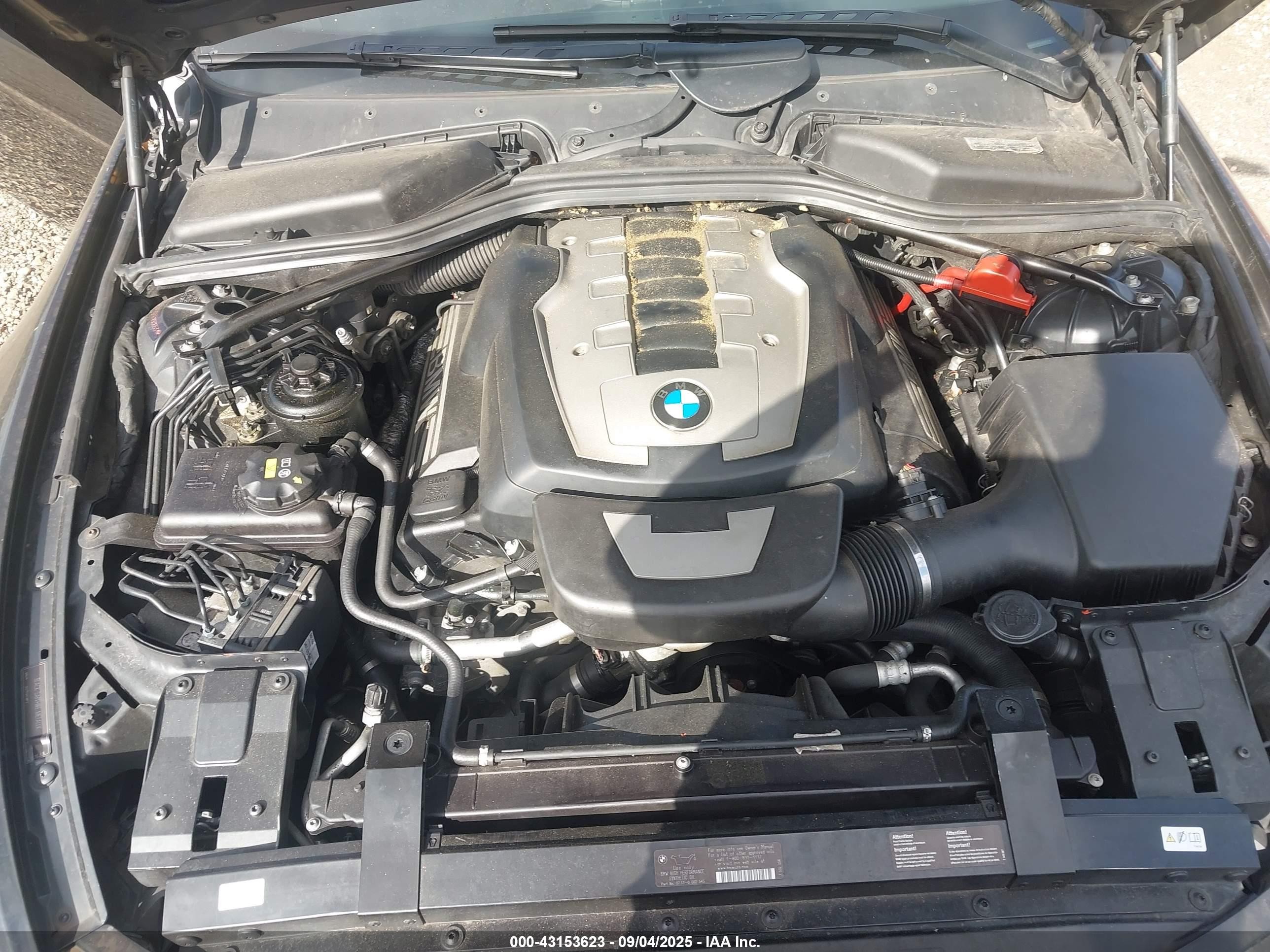 2010 Bmw 650i   Черный vin: WBAEA5C59ACV93653