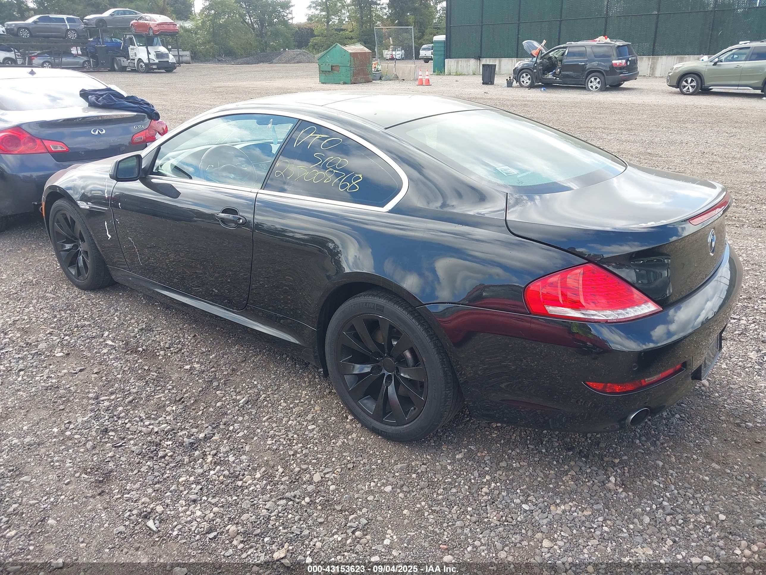2010 Bmw 650i   Черный vin: WBAEA5C59ACV93653