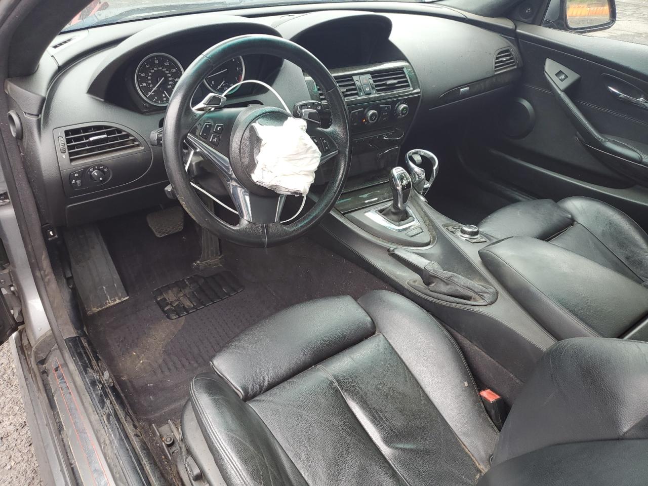 2010 Bmw 650 I Серый vin: WBAEA5C5XACV93659