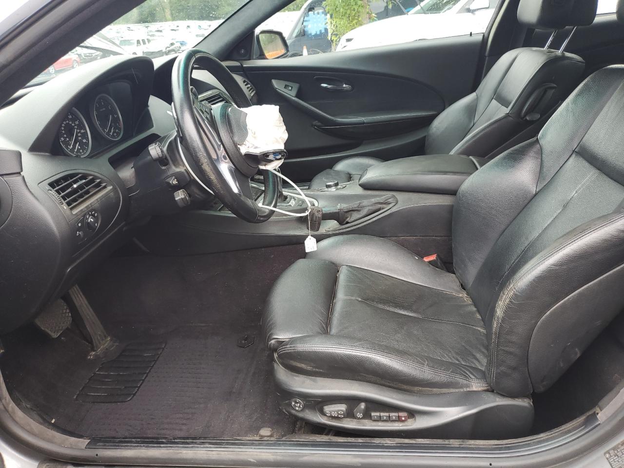 2010 Bmw 650 I Серый vin: WBAEA5C5XACV93659