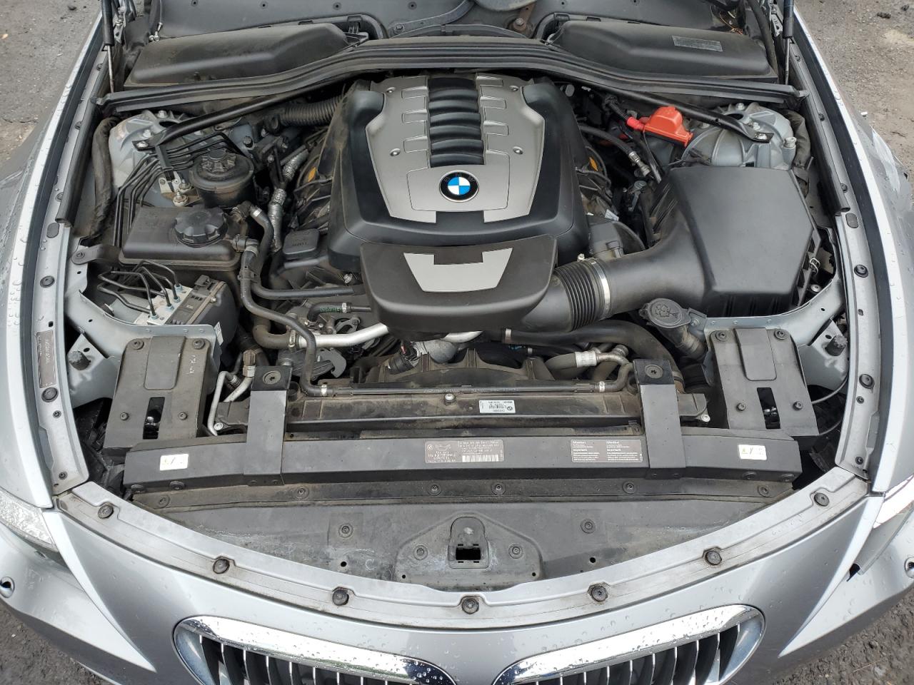 2010 Bmw 650 I Серый vin: WBAEA5C5XACV93659