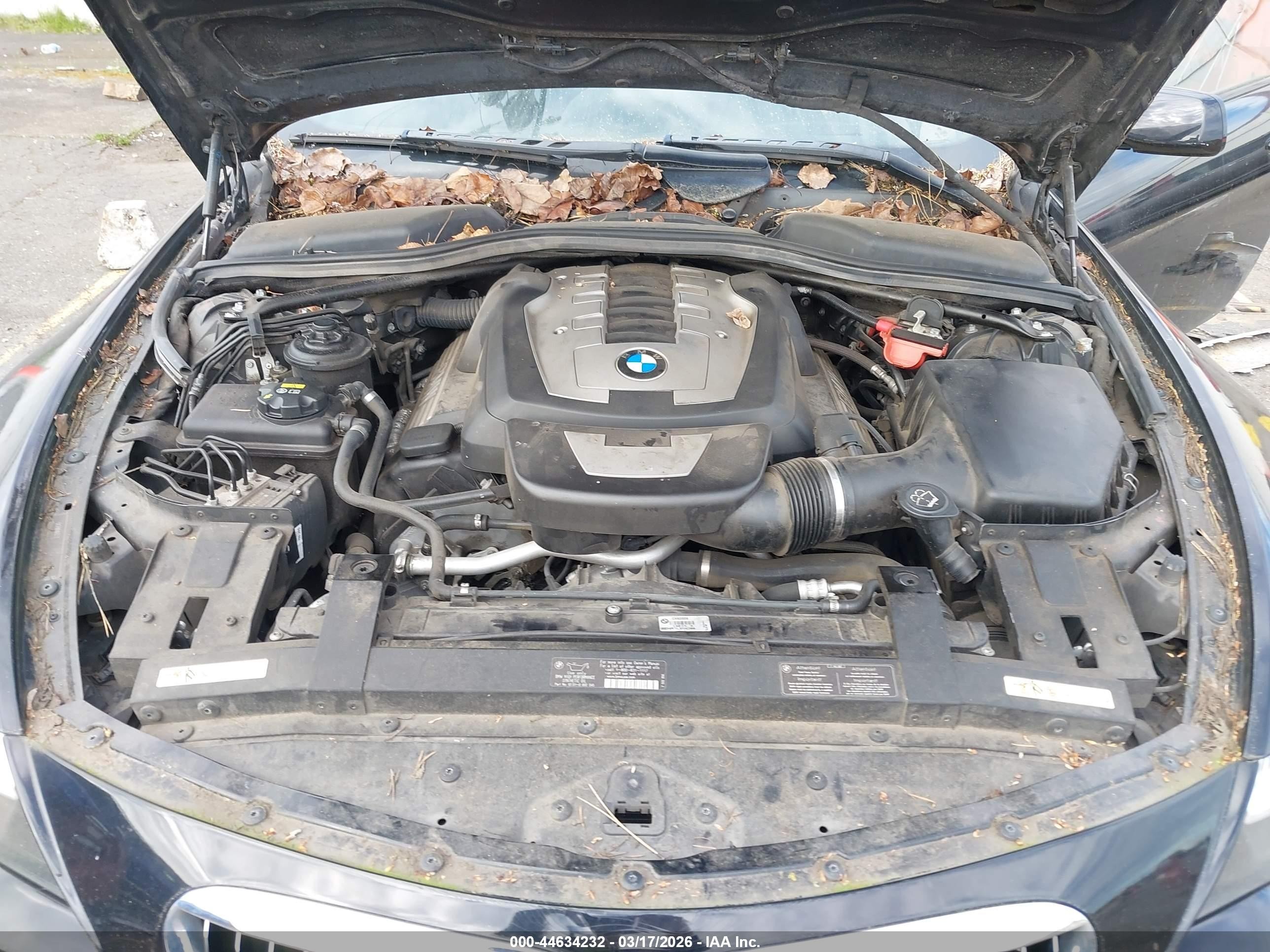 2008 Bmw 650i   Black vin: WBAEB53508CX62028
