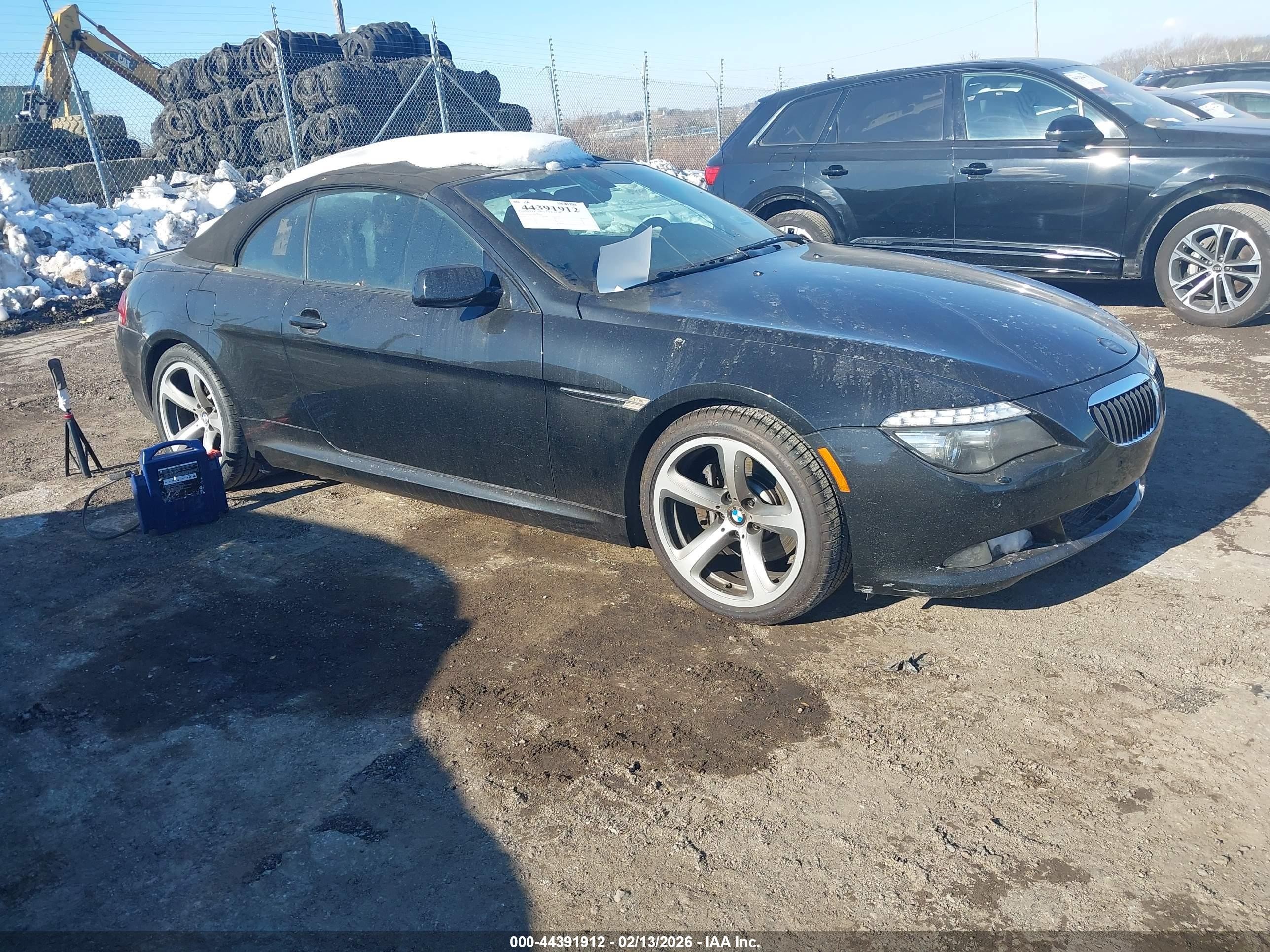 2008 Bmw 650i   Черный vin: WBAEB53508CX62868