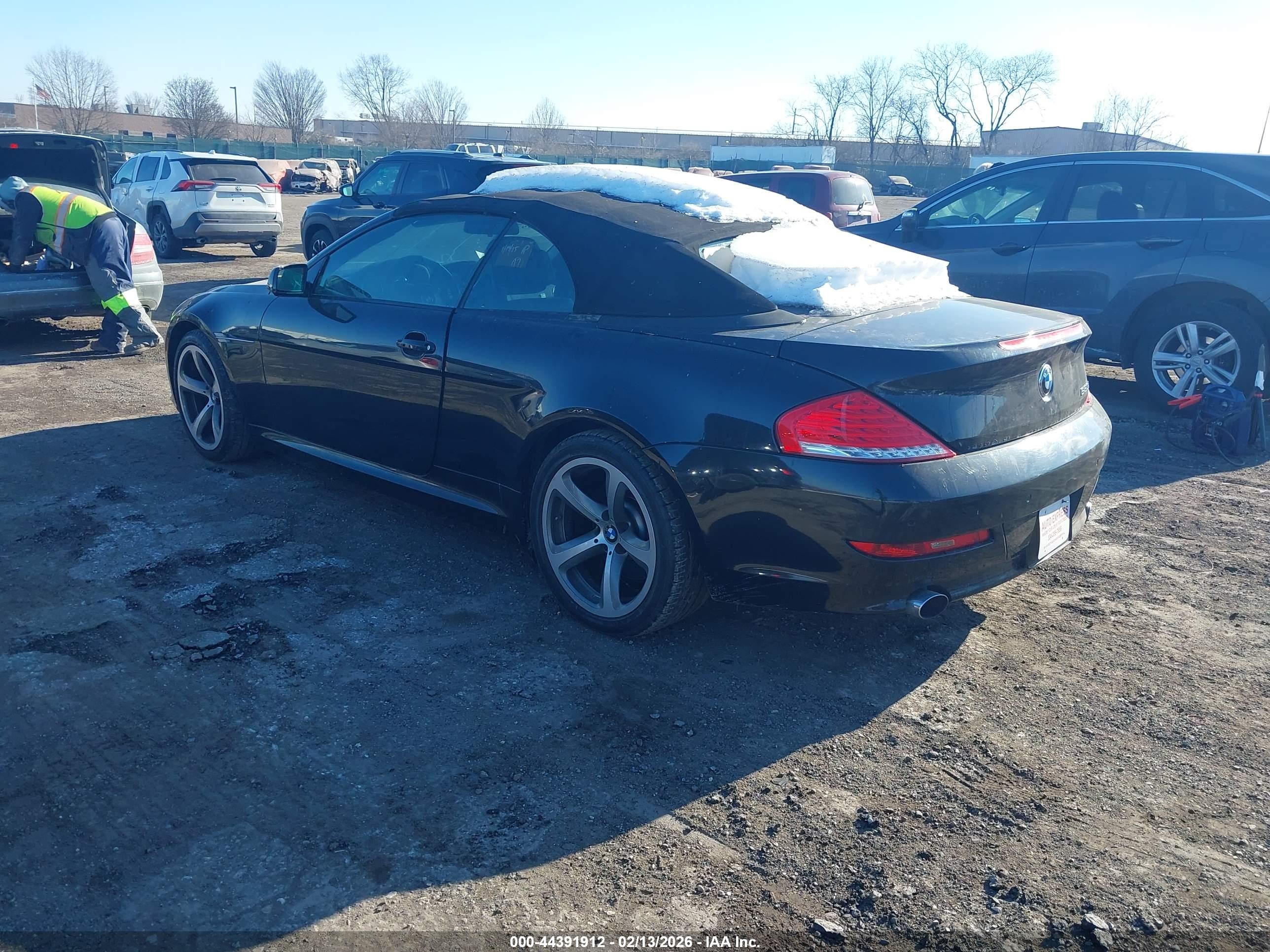 2008 Bmw 650i   Black vin: WBAEB53508CX62868