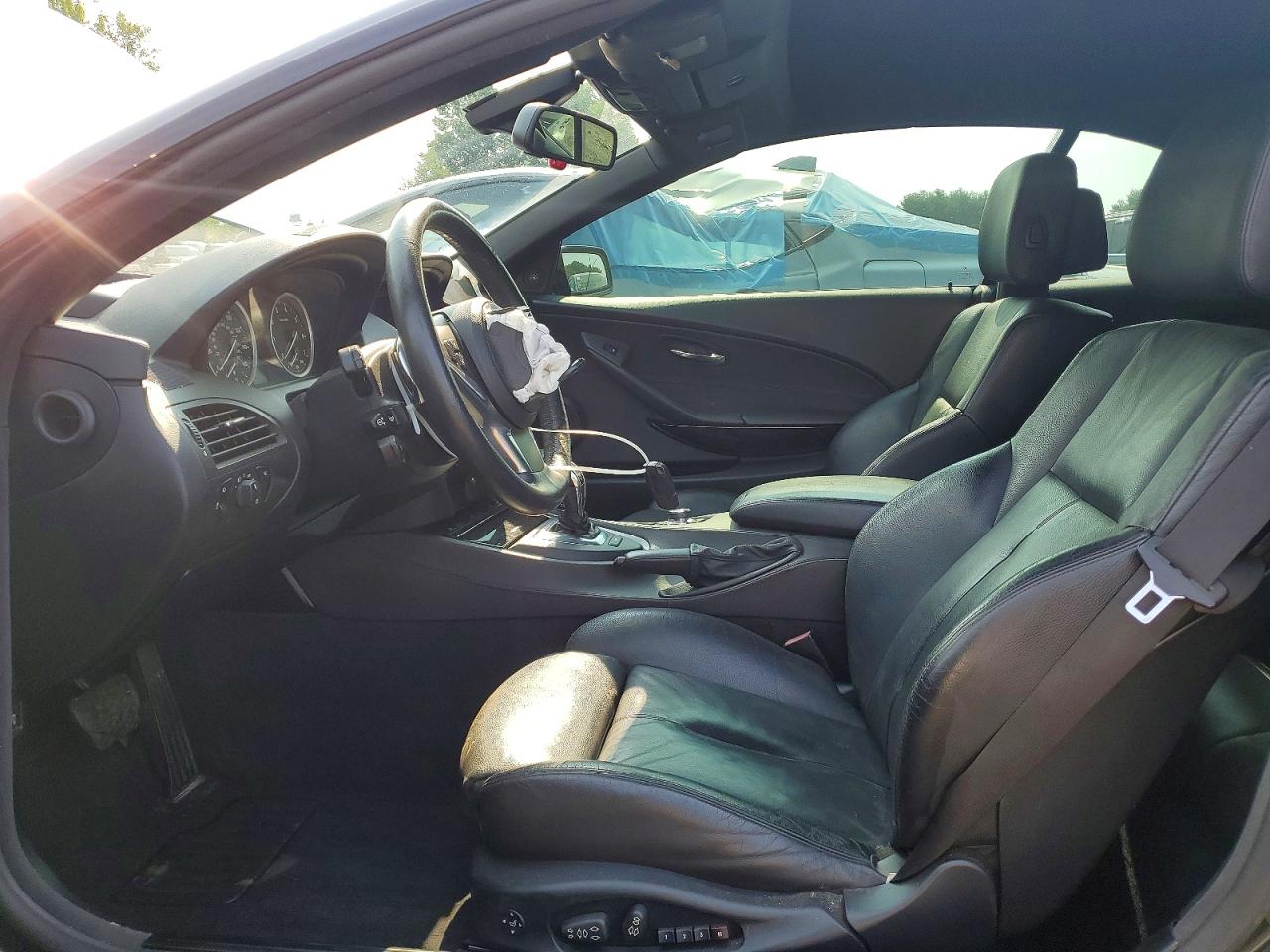 2009 Bmw 650 I Black vin: WBAEB53509C224270