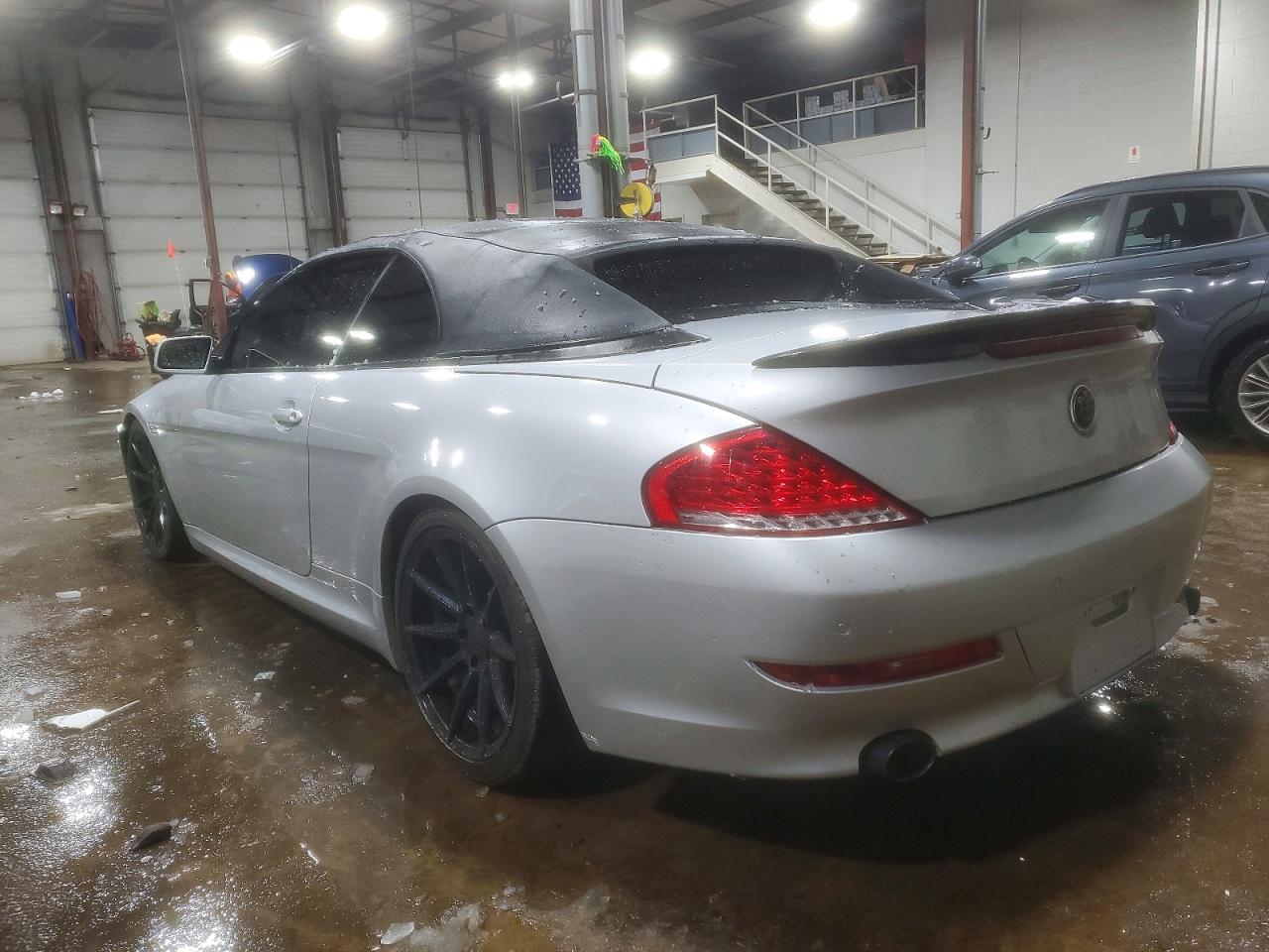 2009 Bmw 650 I Silver vin: WBAEB53509CX64458