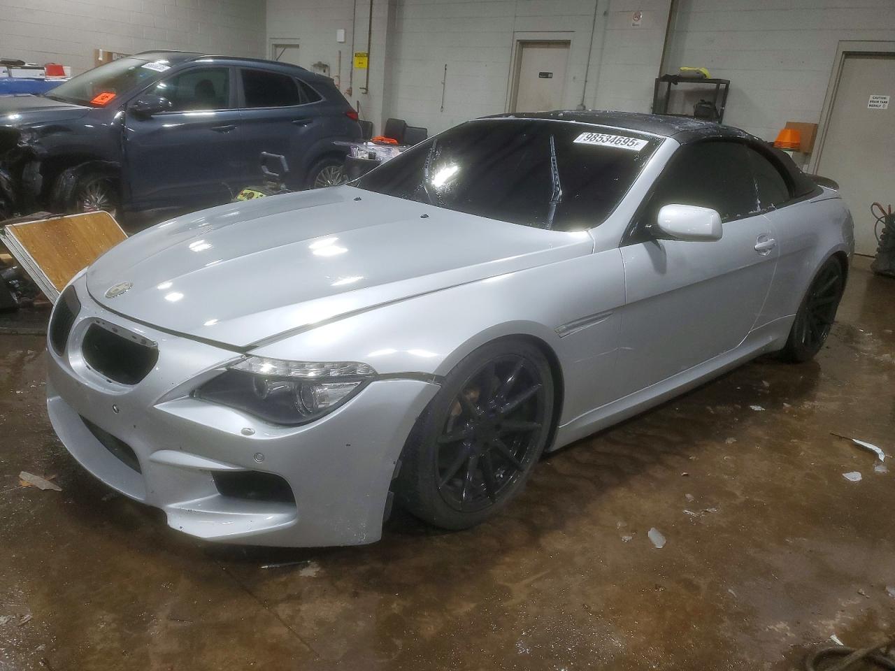 2009 Bmw 650 I Silver vin: WBAEB53509CX64458