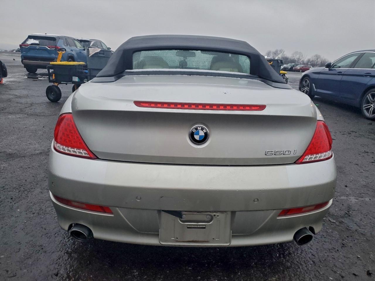 2008 Bmw 650 I Silver vin: WBAEB53528CX61446