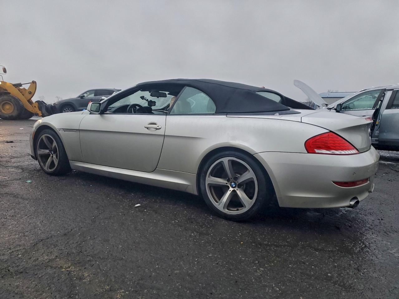 2008 Bmw 650 I Silver vin: WBAEB53528CX61446