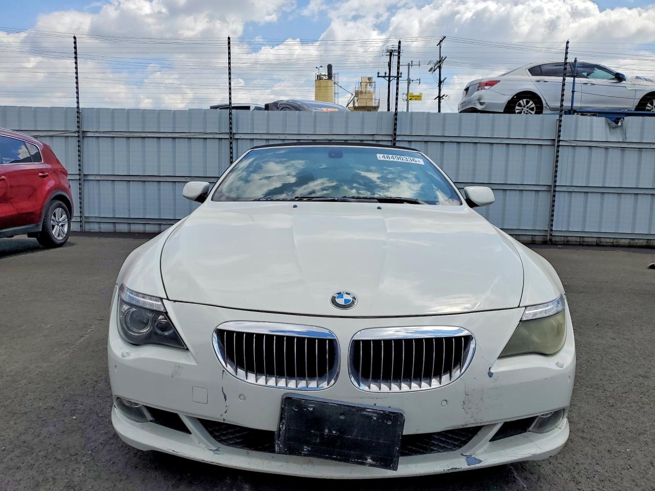 2009 Bmw 650 I White vin: WBAEB53529CX64977