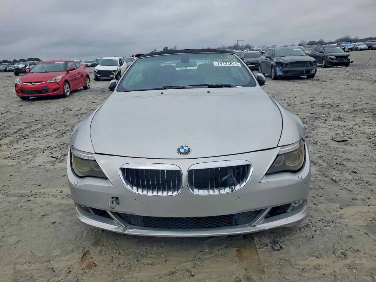 2008 Bmw 650 I Gray vin: WBAEB53538CX60838