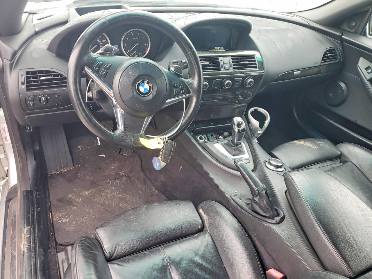 2008 Bmw 650 I Gray vin: WBAEB53538CX60838