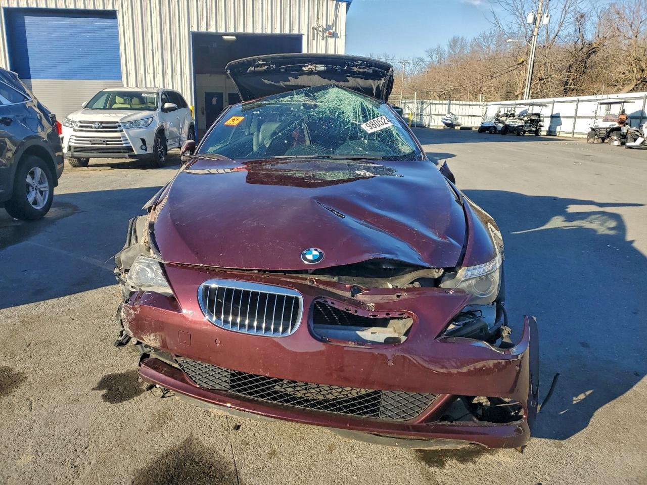 2008 Bmw 650 I Purple vin: WBAEB53538CX61956