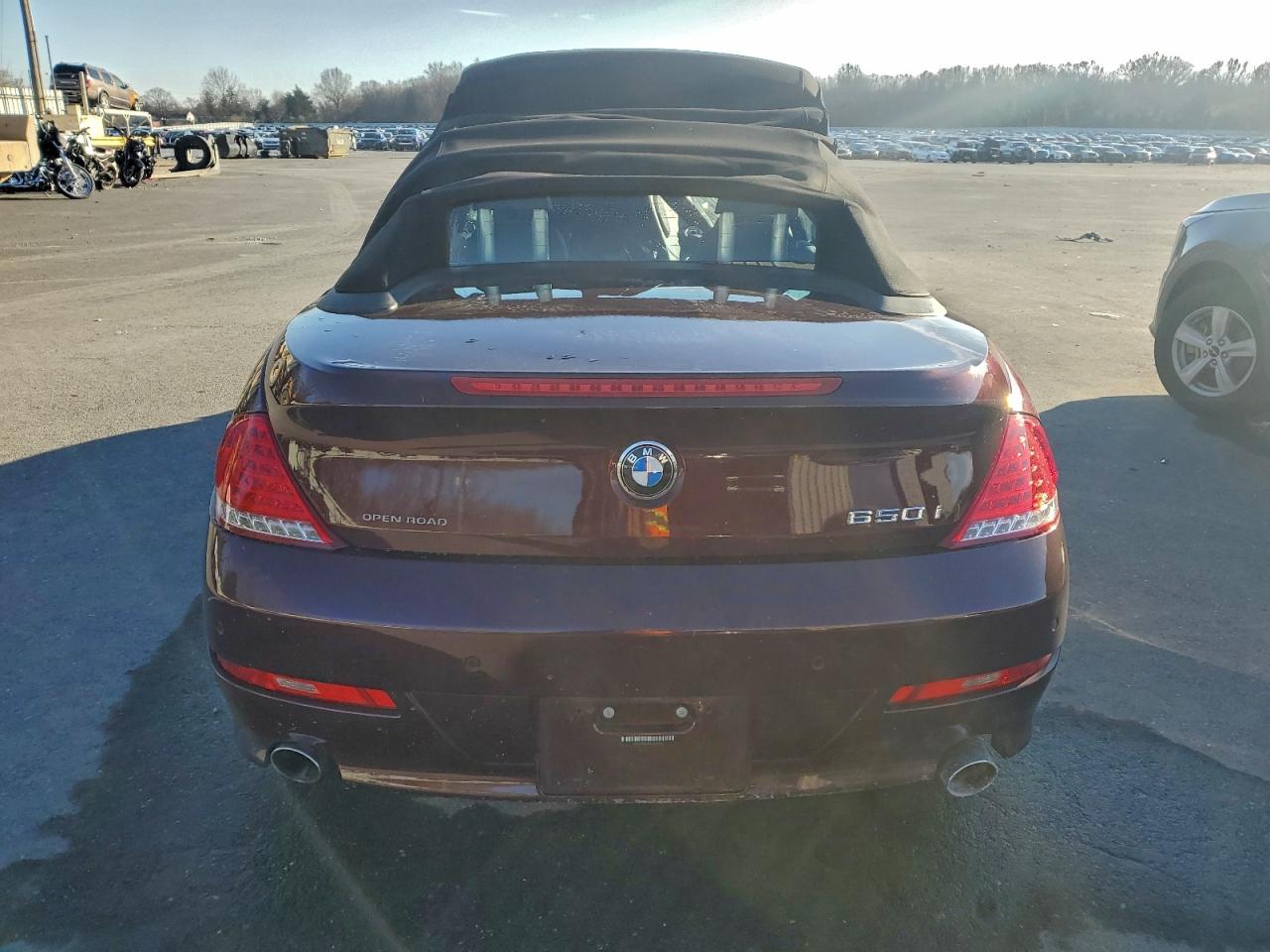 2008 Bmw 650 I Purple vin: WBAEB53538CX61956