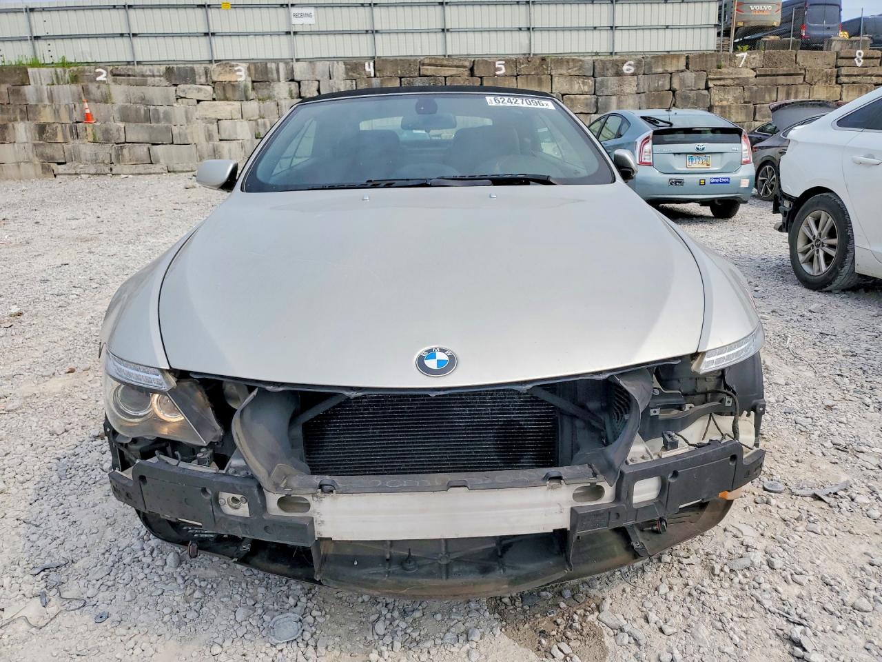 2008 Bmw 650 I Серый vin: WBAEB53538CX62461