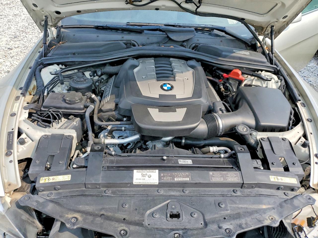 2008 Bmw 650 I Серый vin: WBAEB53538CX62461