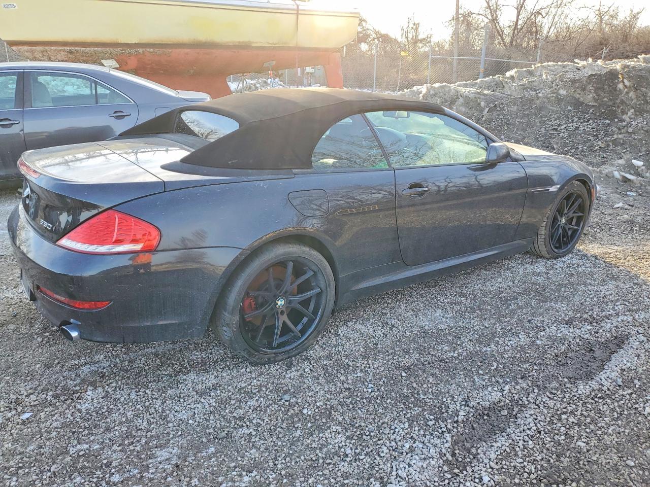 2009 Bmw 650 I Black vin: WBAEB53539CX64759