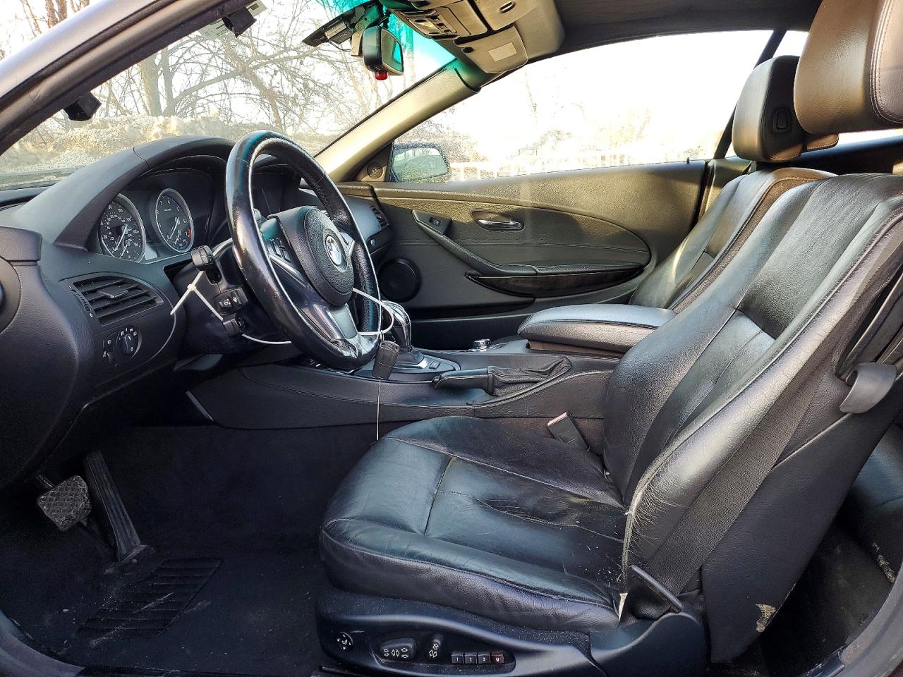 2009 Bmw 650 I Black vin: WBAEB53539CX64759