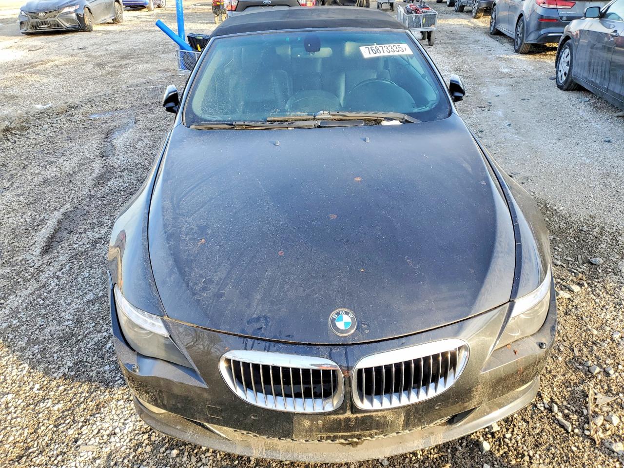 2009 Bmw 650 I Black vin: WBAEB53539CX64759