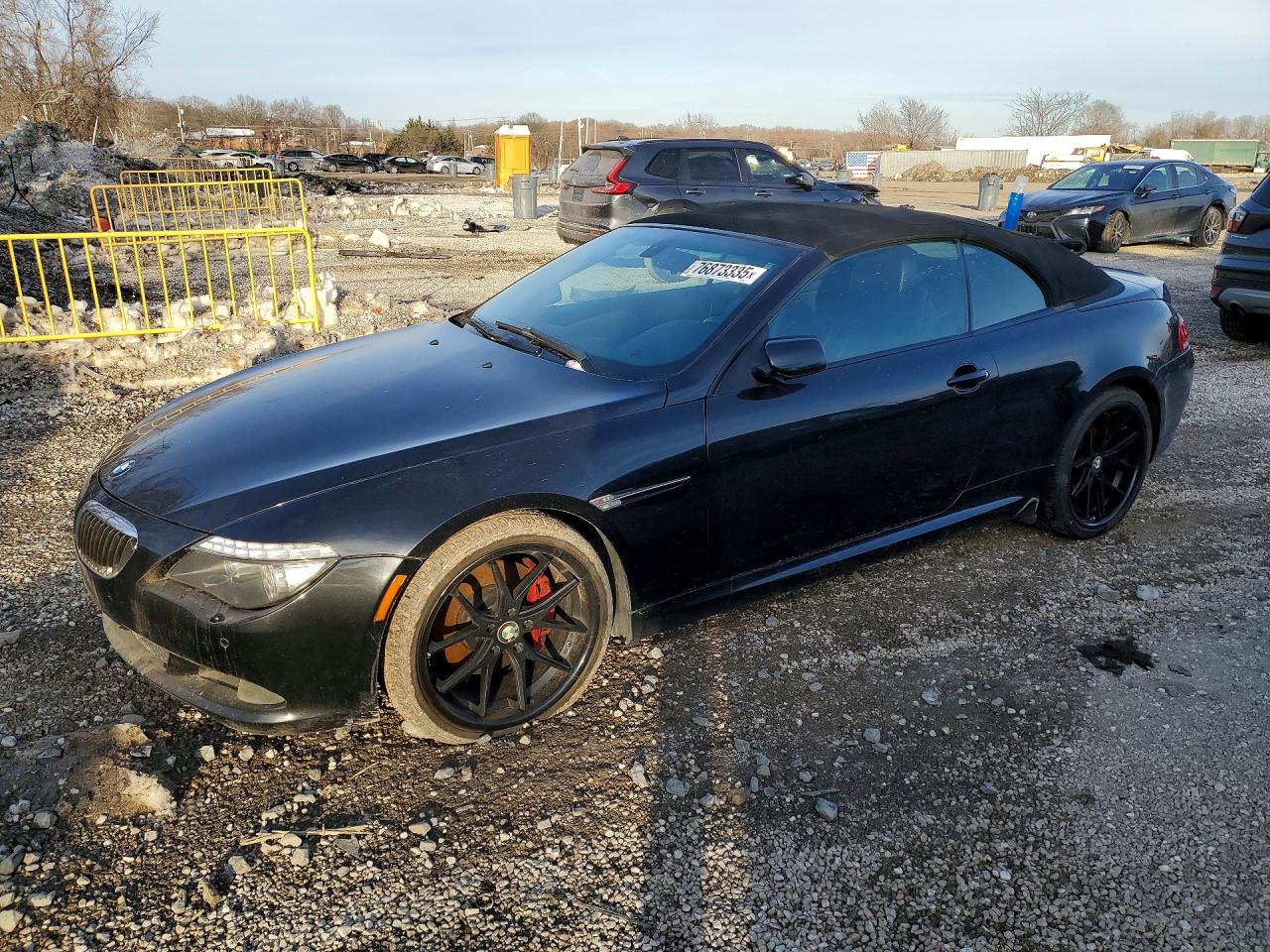 2009 Bmw 650 I Black vin: WBAEB53539CX64759