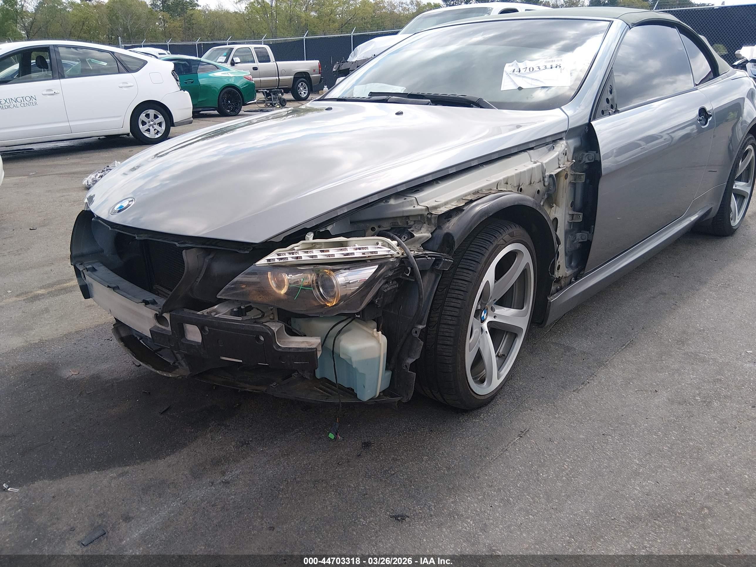 2008 Bmw 650i   Gray vin: WBAEB53548CX60699