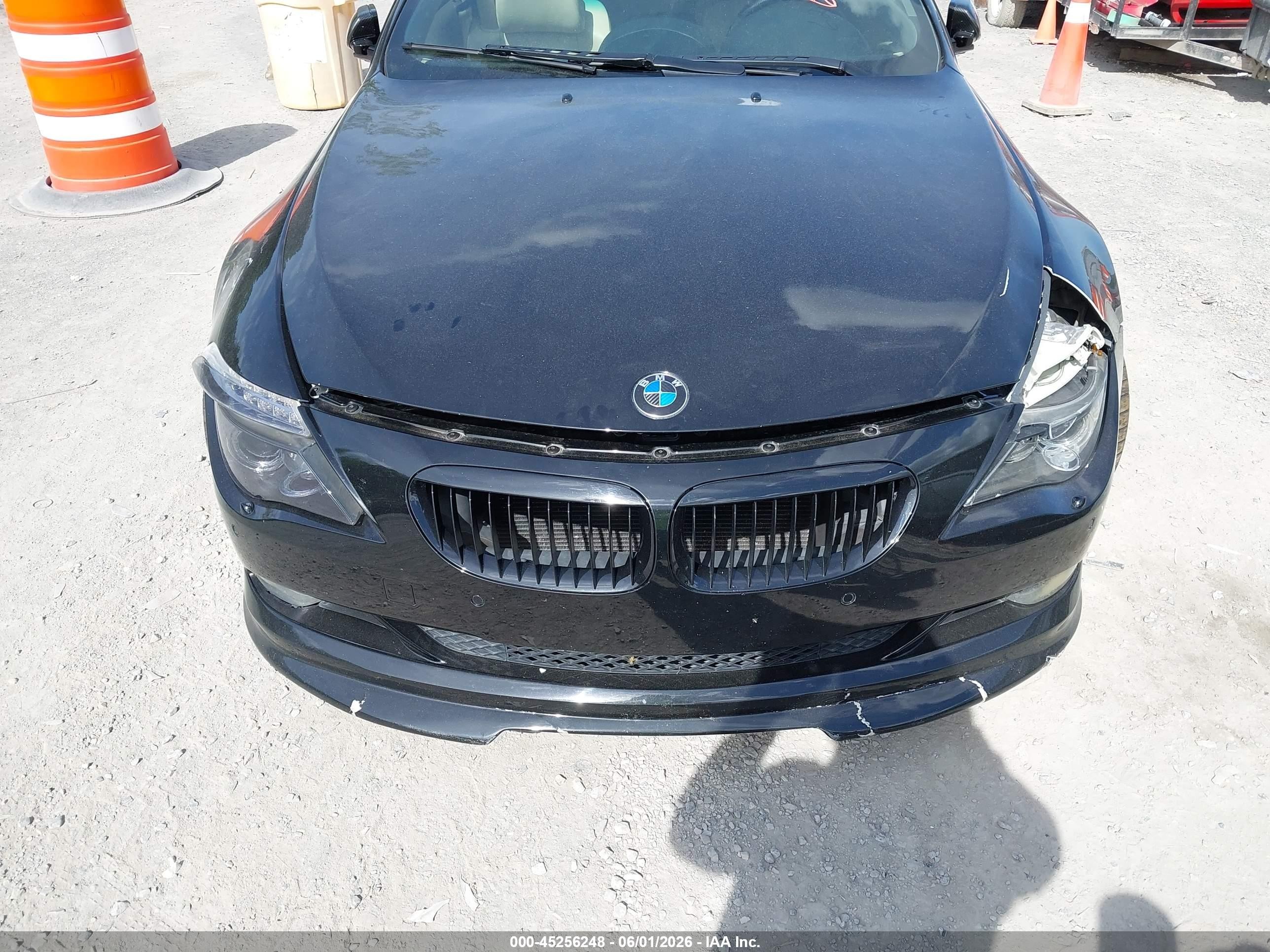 2008 Bmw 650i   Black vin: WBAEB53548CX61299