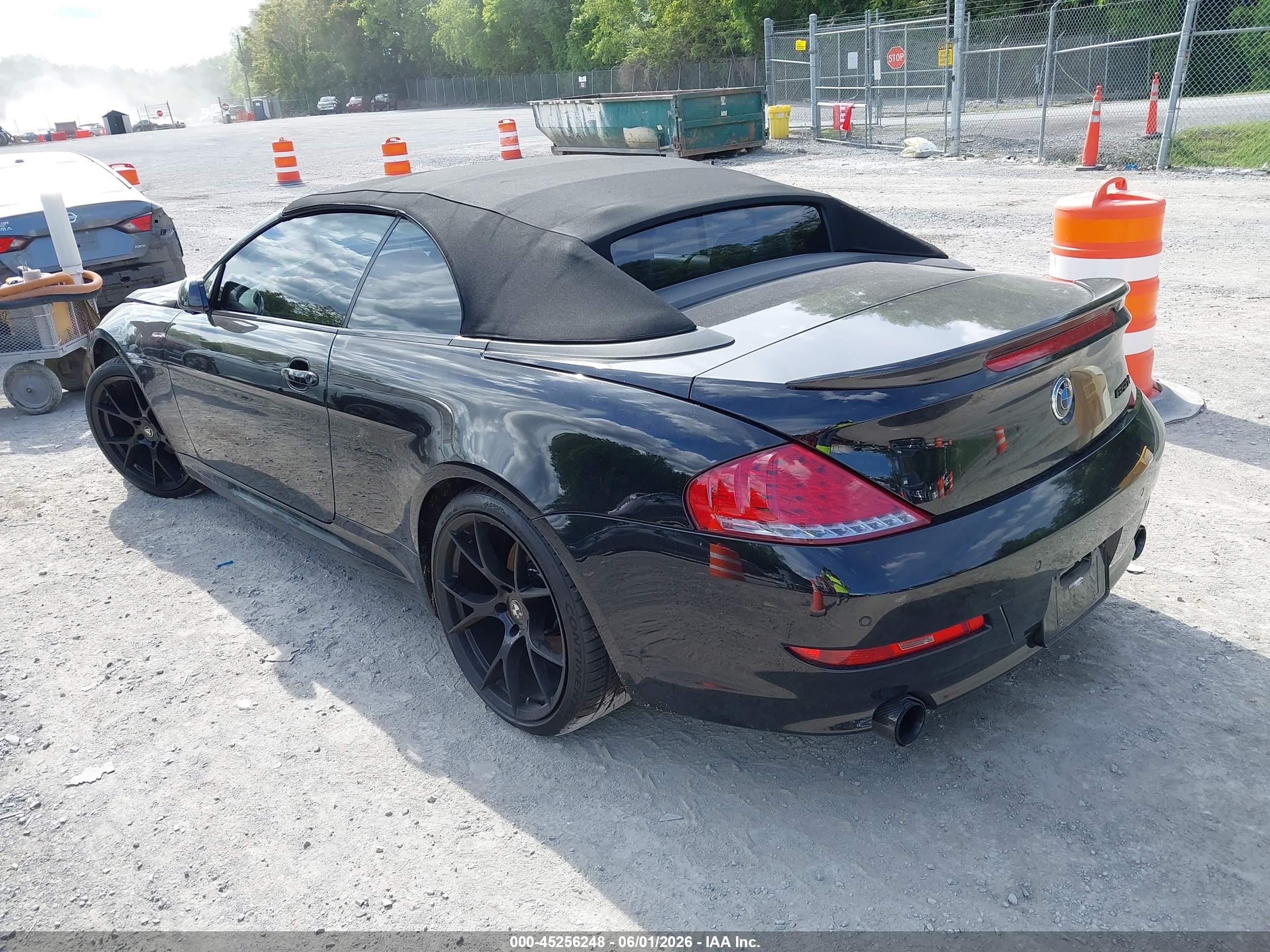 2008 Bmw 650i   Black vin: WBAEB53548CX61299