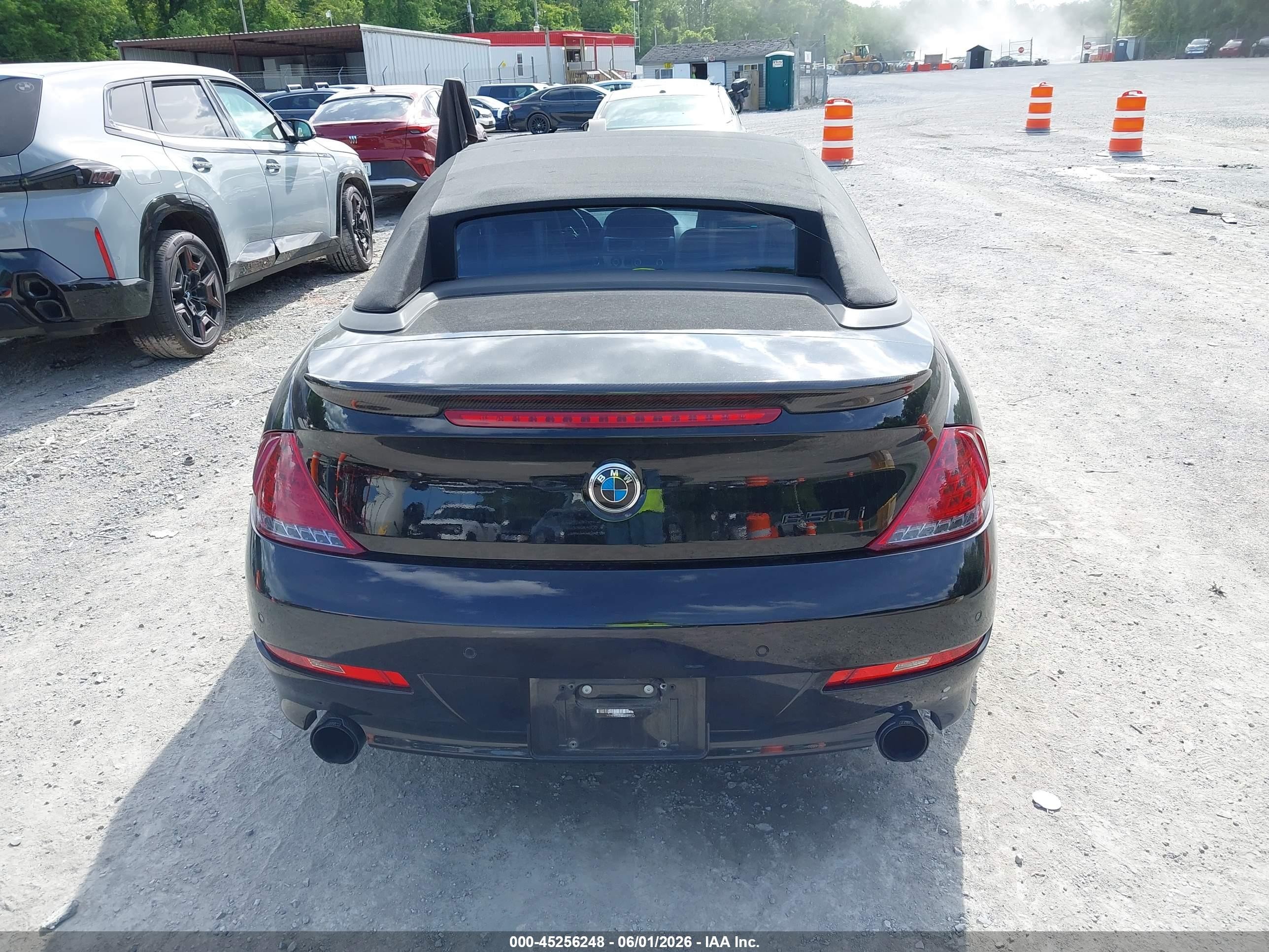 2008 Bmw 650i   Black vin: WBAEB53548CX61299