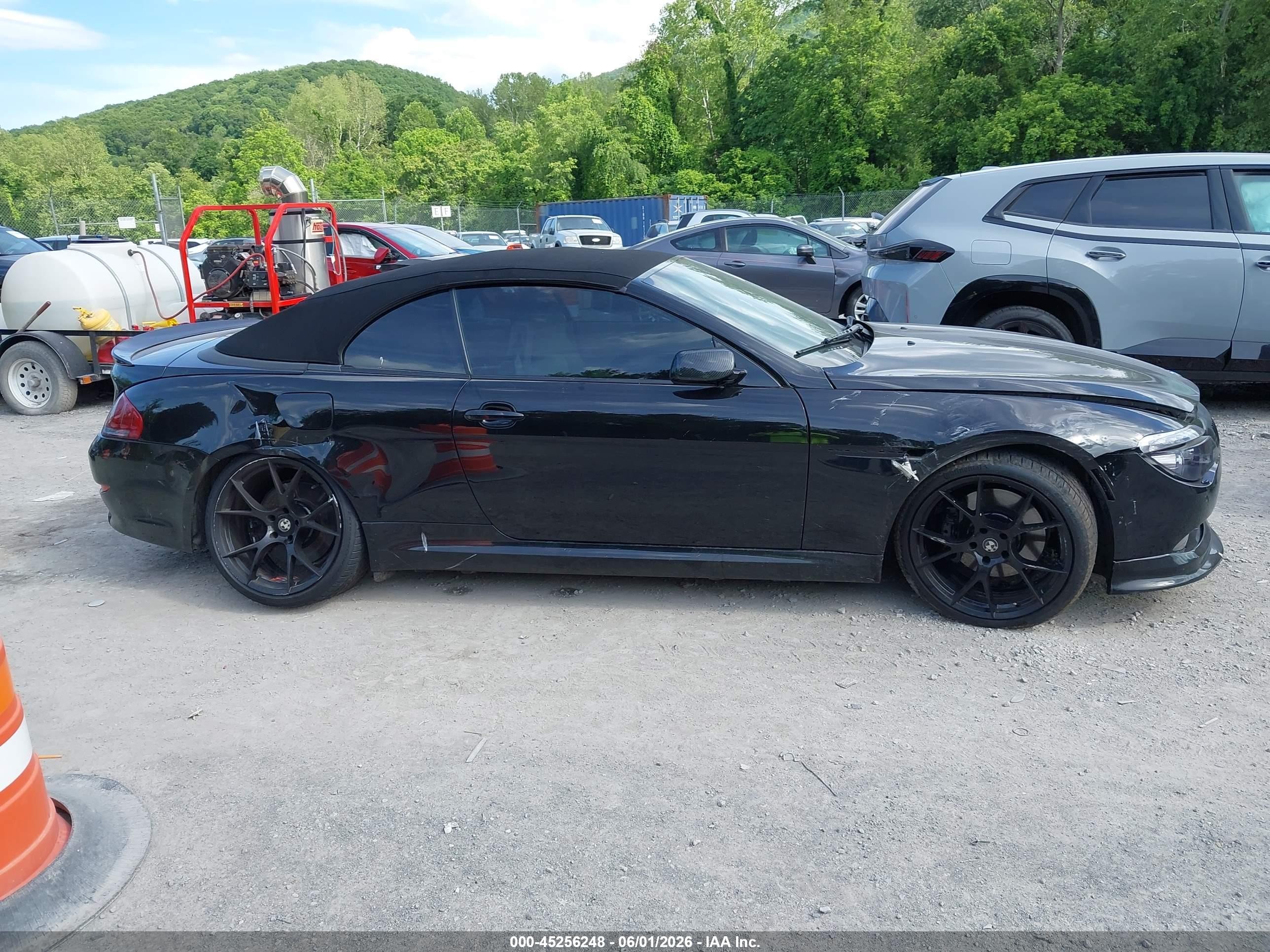 2008 Bmw 650i   Black vin: WBAEB53548CX61299