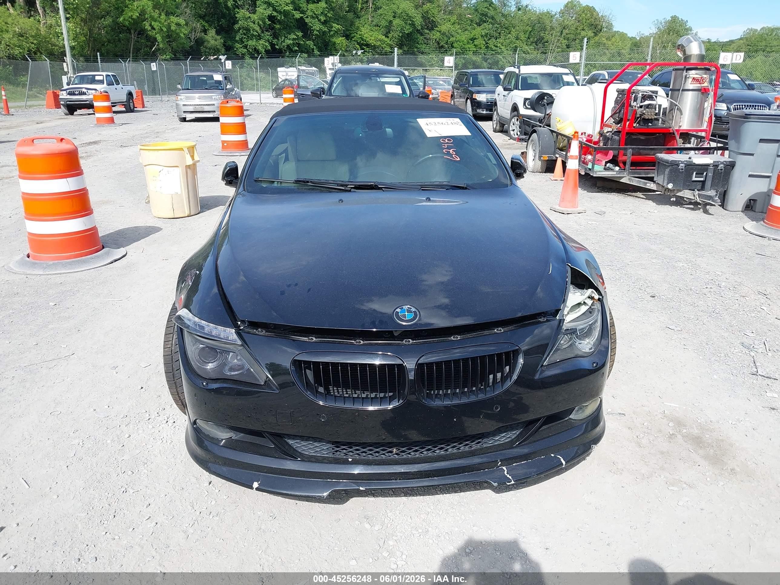 2008 Bmw 650i   Black vin: WBAEB53548CX61299