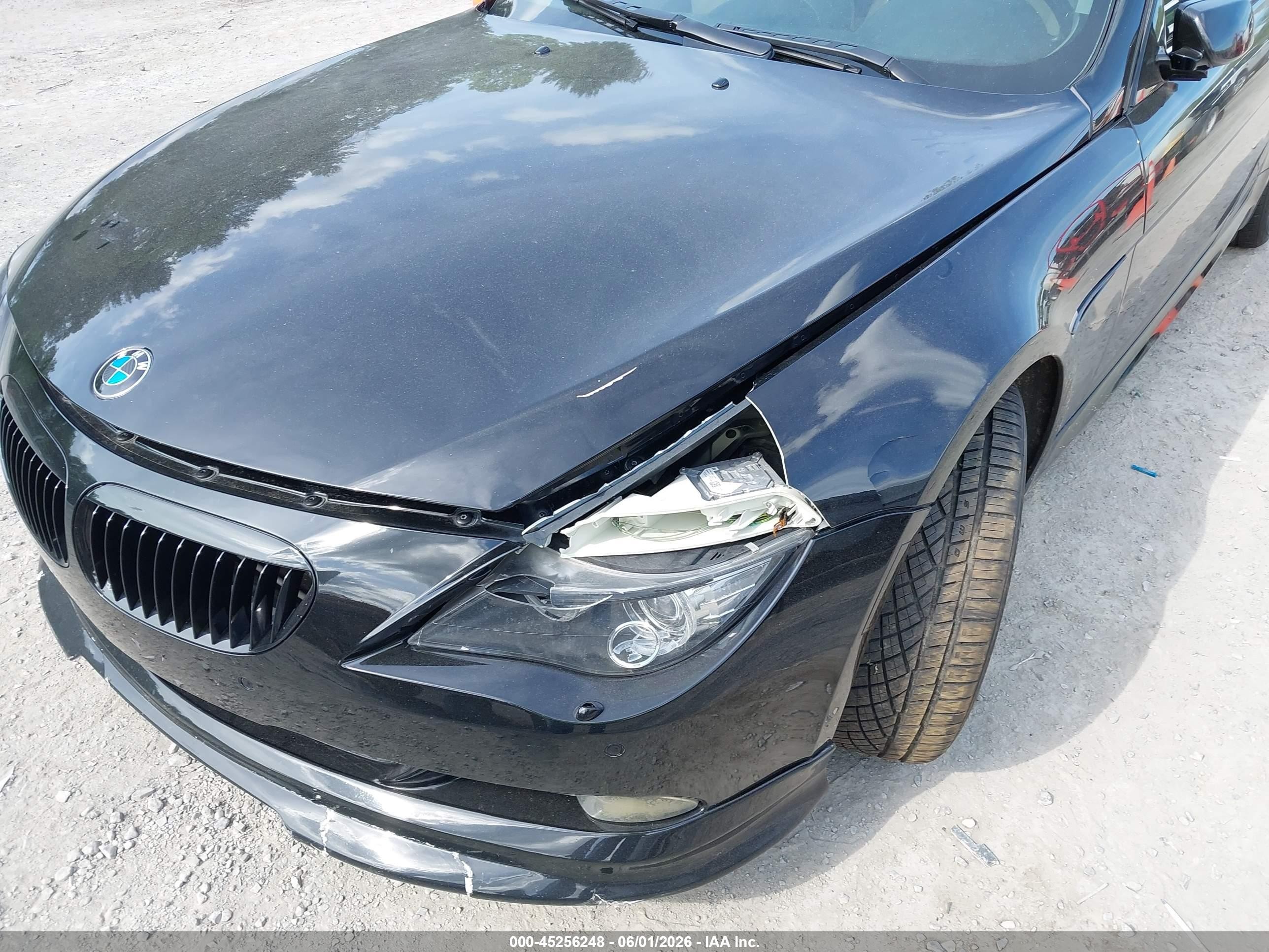 2008 Bmw 650i   Black vin: WBAEB53548CX61299