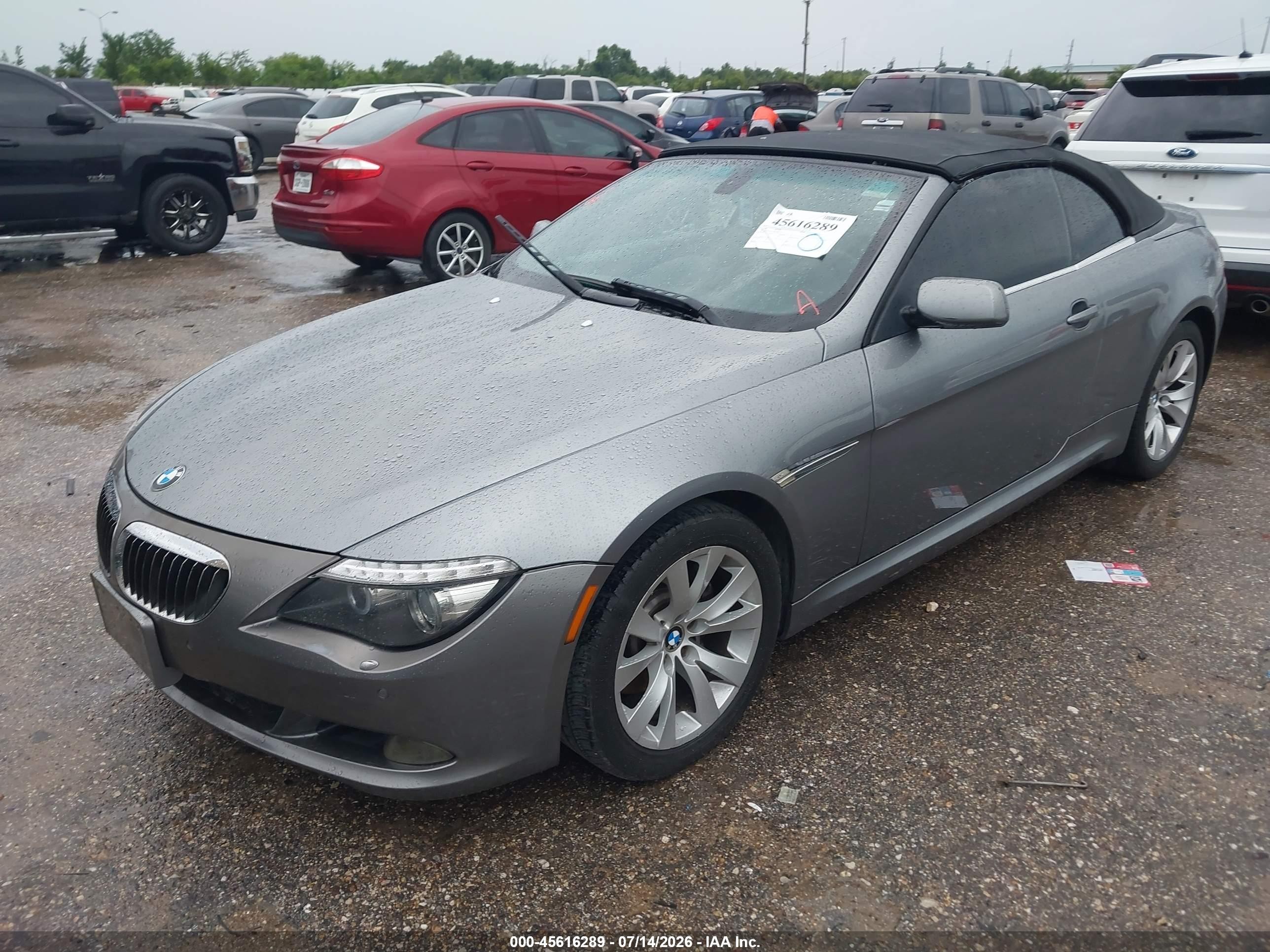 2008 Bmw 650i   Gray vin: WBAEB53548CX61531