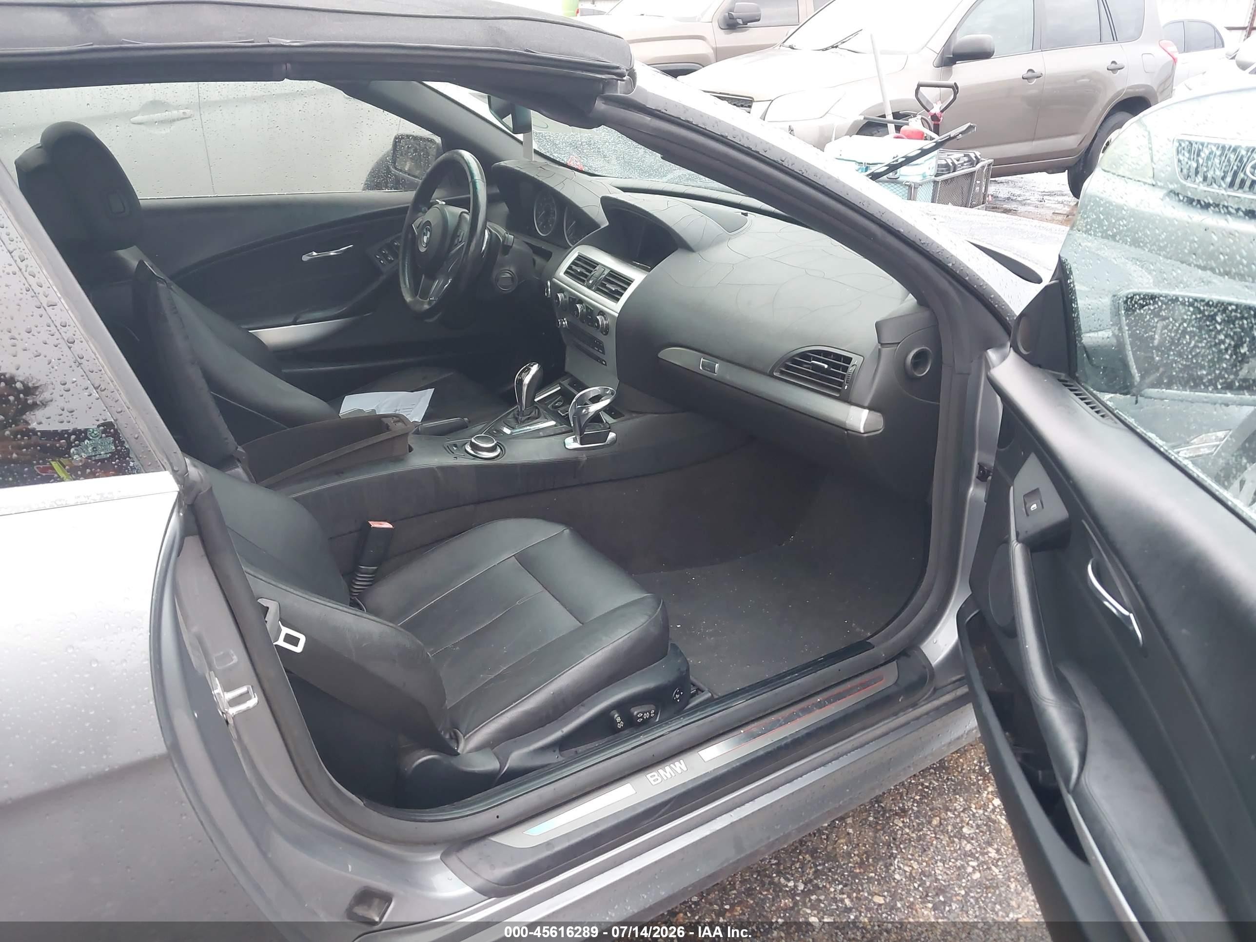 2008 Bmw 650i   Gray vin: WBAEB53548CX61531