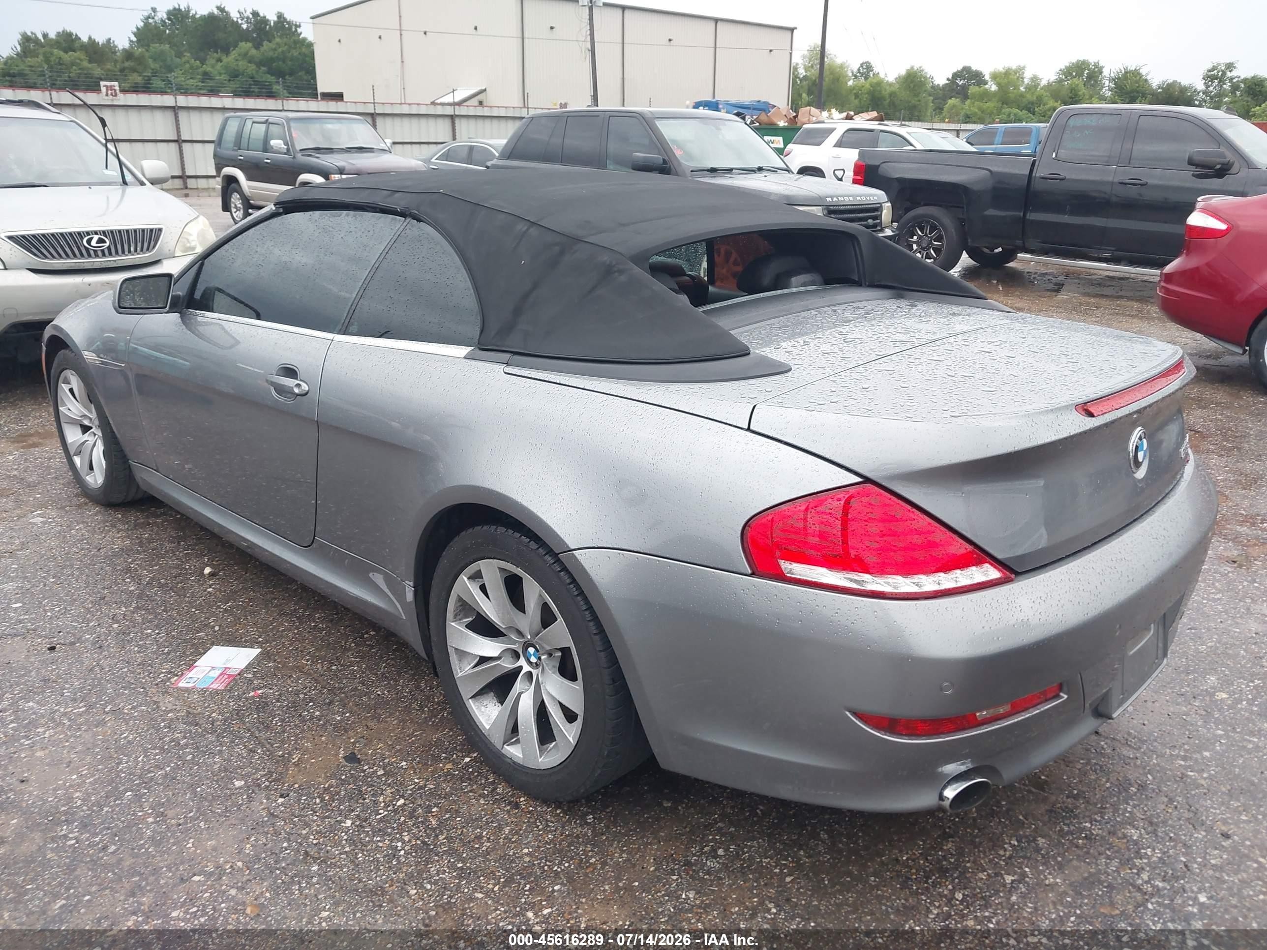 2008 Bmw 650i   Gray vin: WBAEB53548CX61531