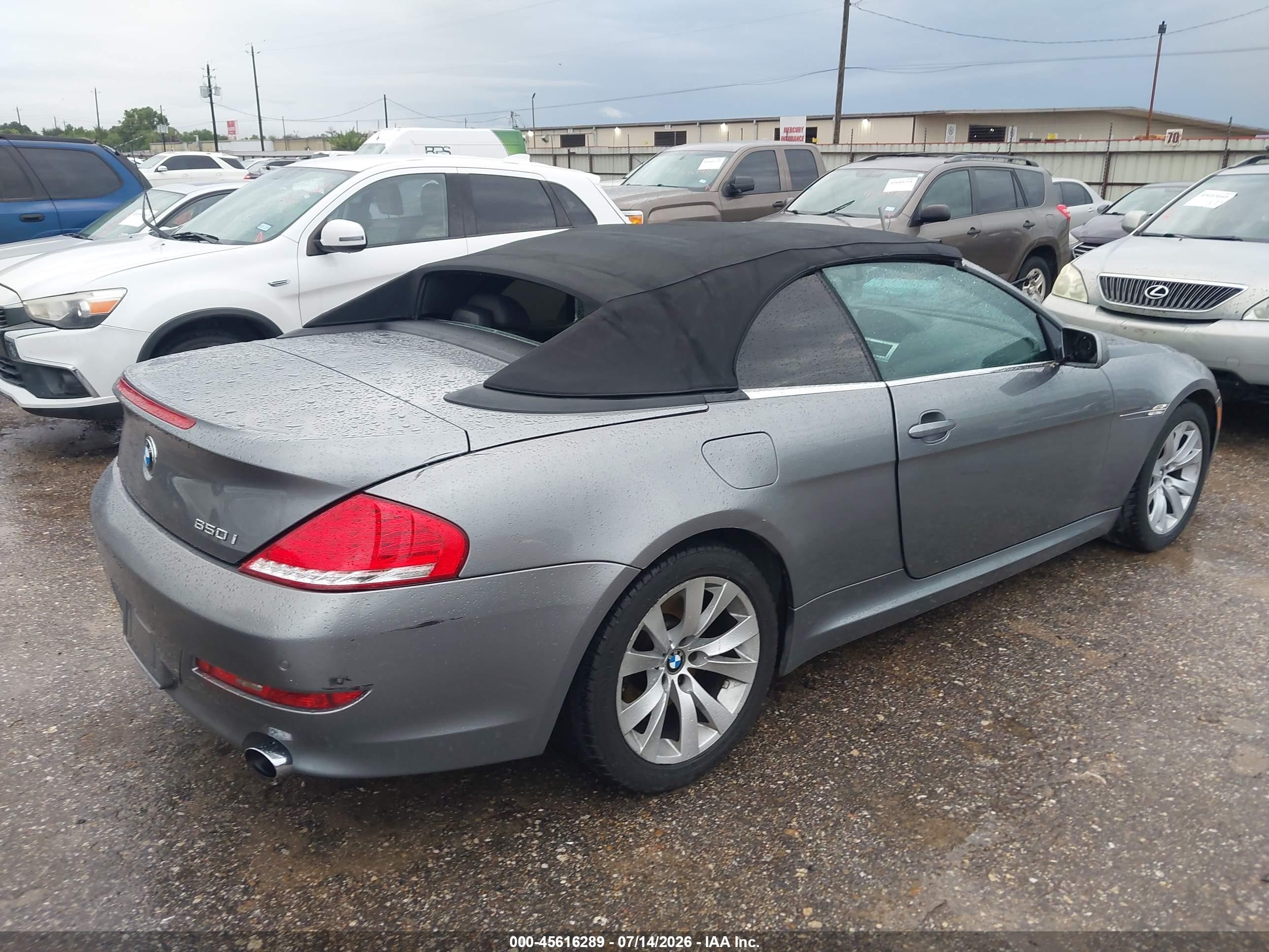 2008 Bmw 650i   Gray vin: WBAEB53548CX61531