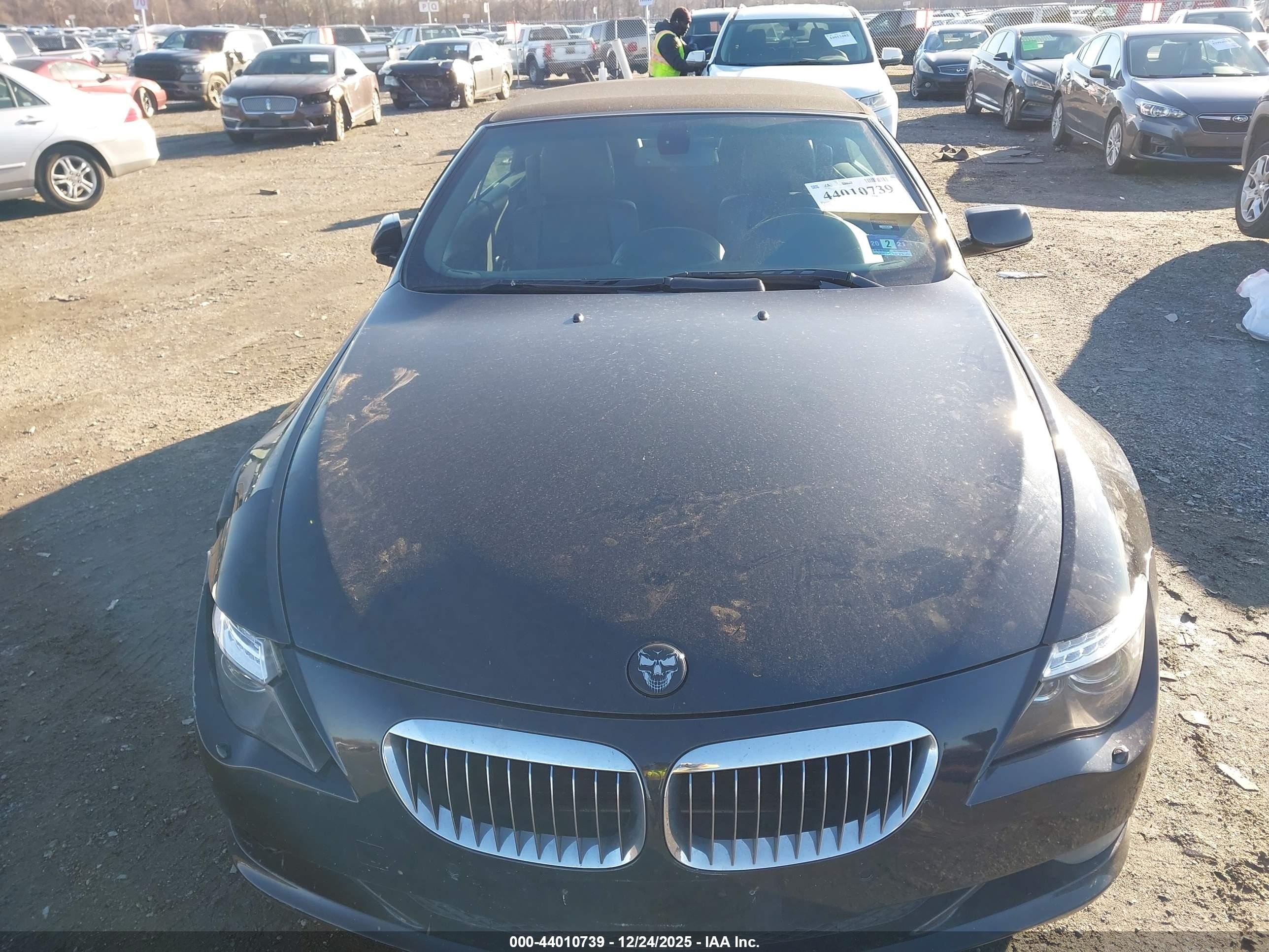 2008 Bmw 650i   Black vin: WBAEB53548CX63005