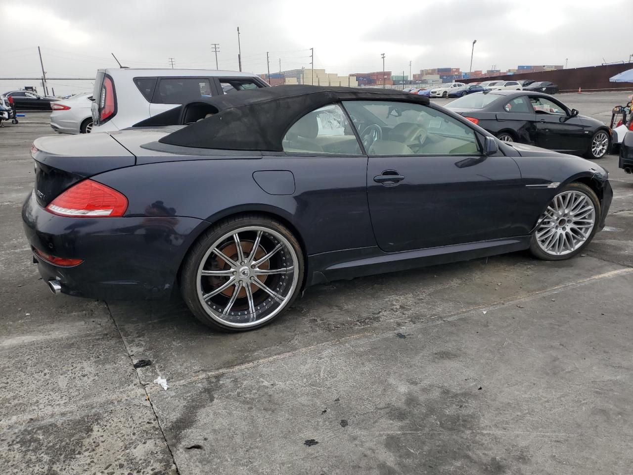 2008 Bmw 650 I Blue vin: WBAEB53548CX63022